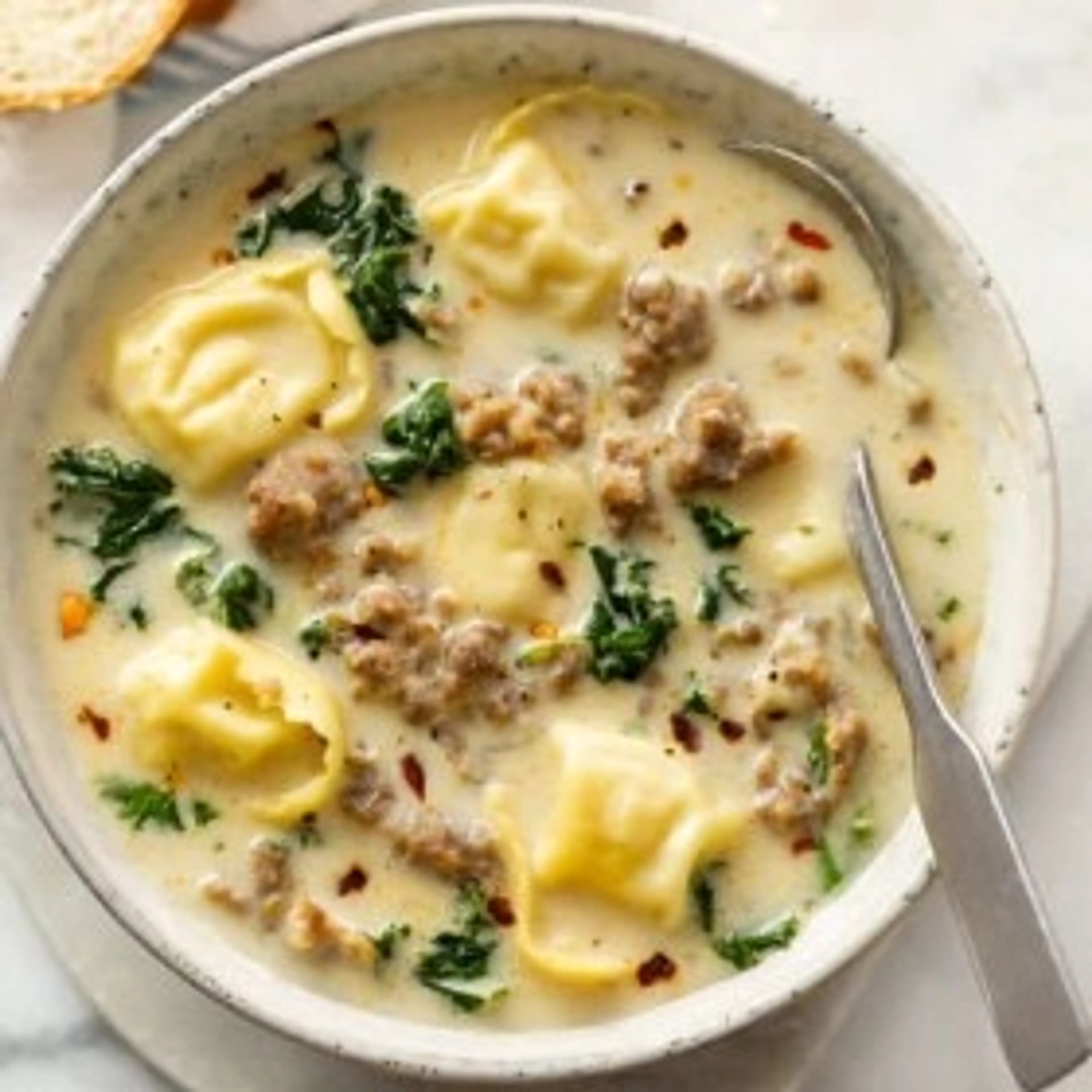 Sausage Tortellini Soup