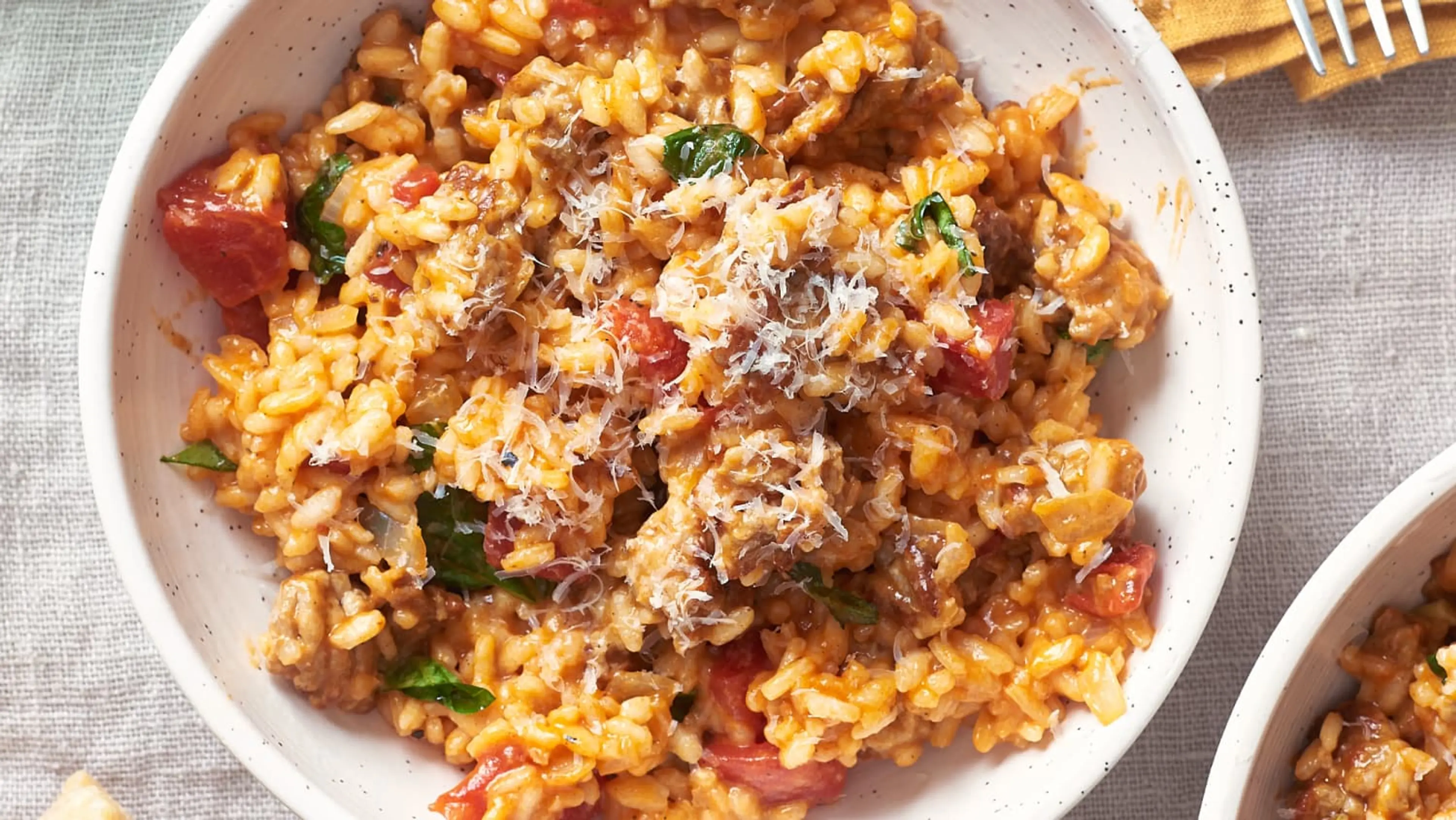 Sausage and Tomato Risotto