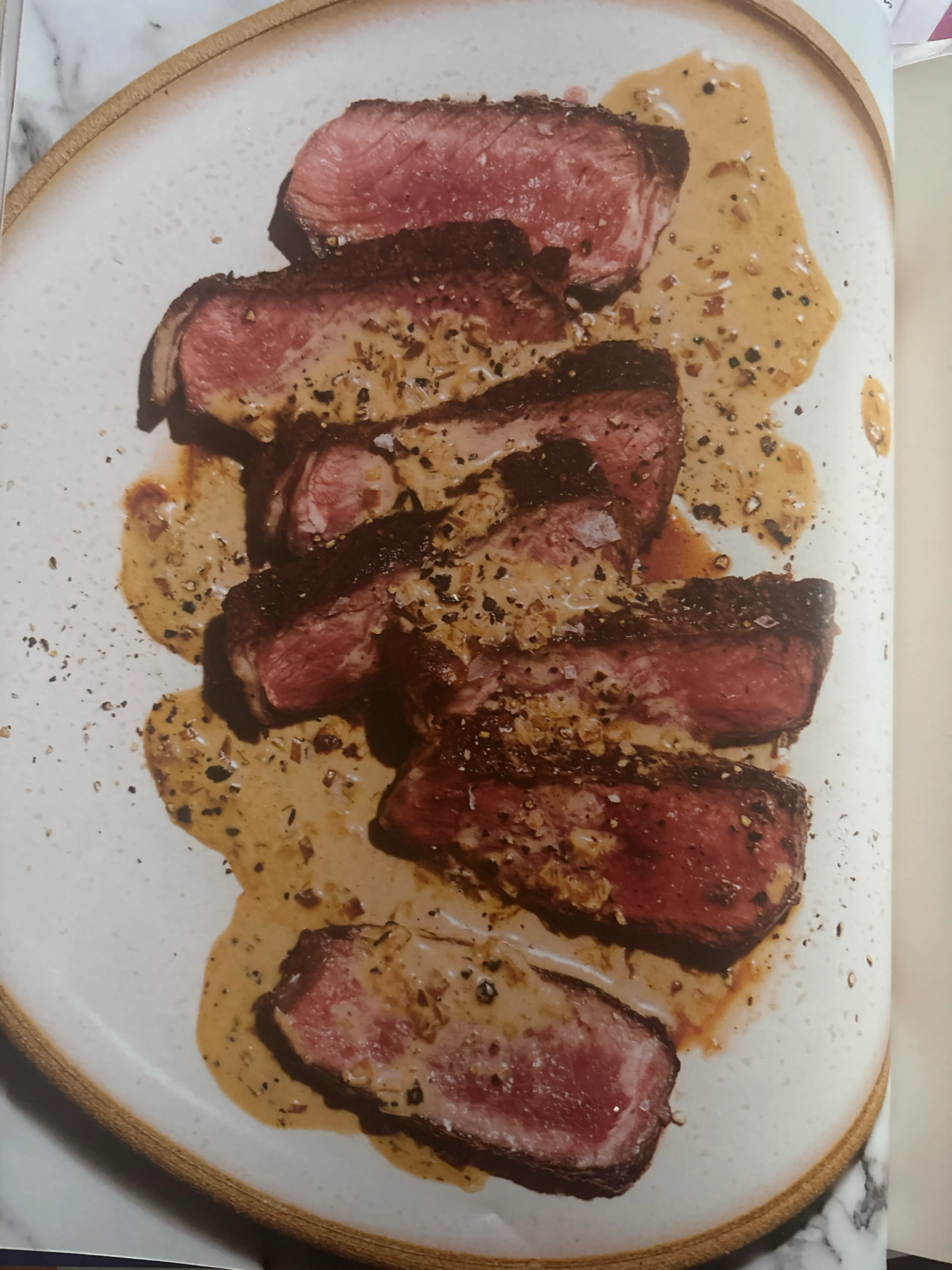 strip Steaks au Poivre