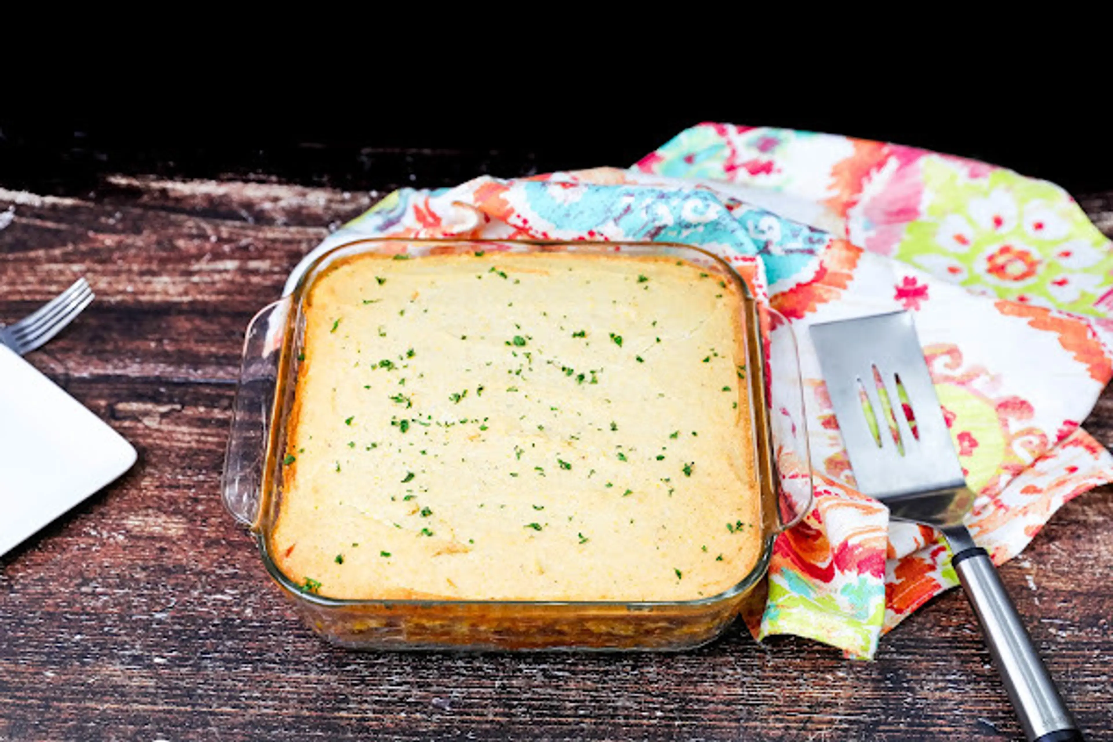 Mother's Day Cornbread Taco Casserole