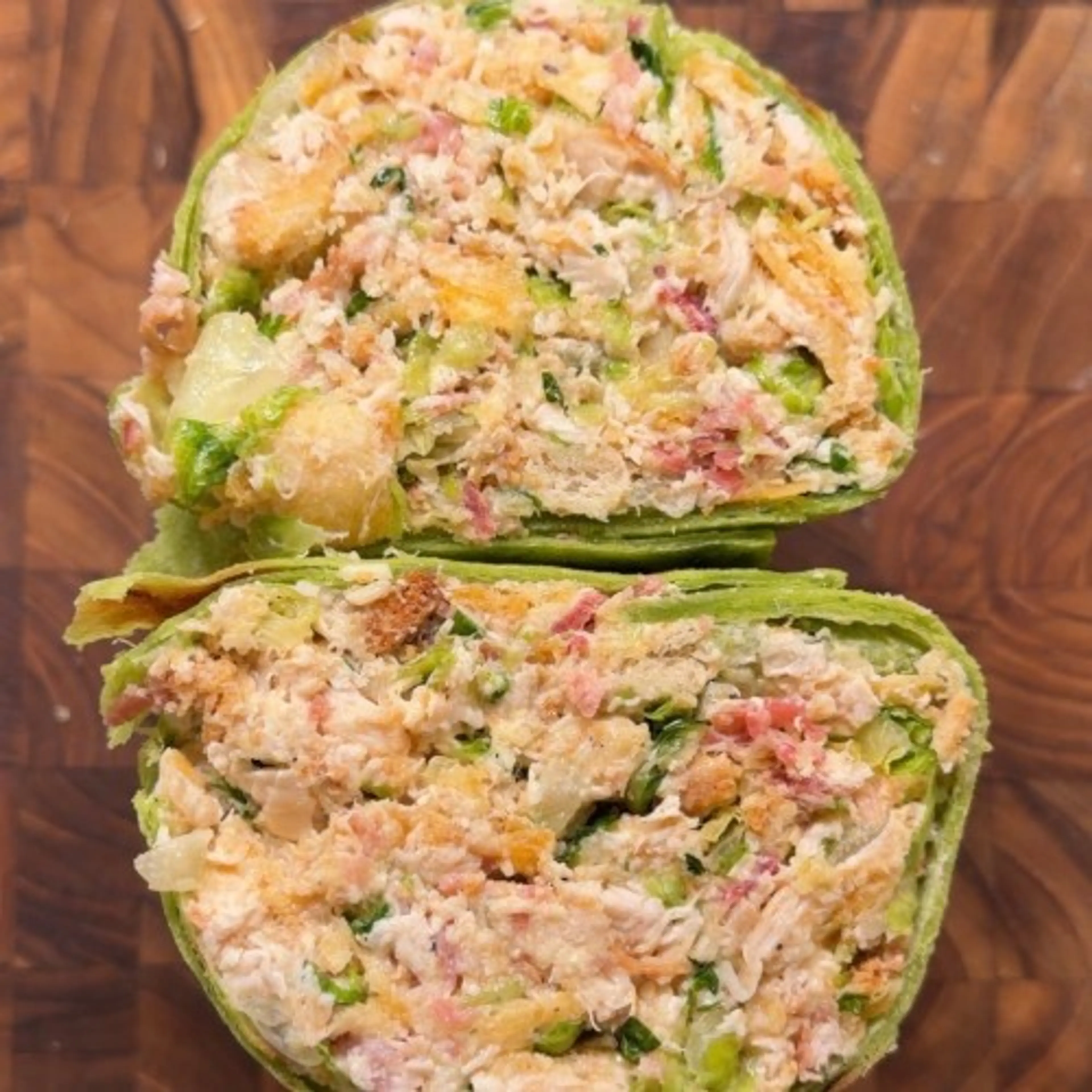 Chopped Chicken Caesar Wrap (Inspired by Vinny’s Cafe)