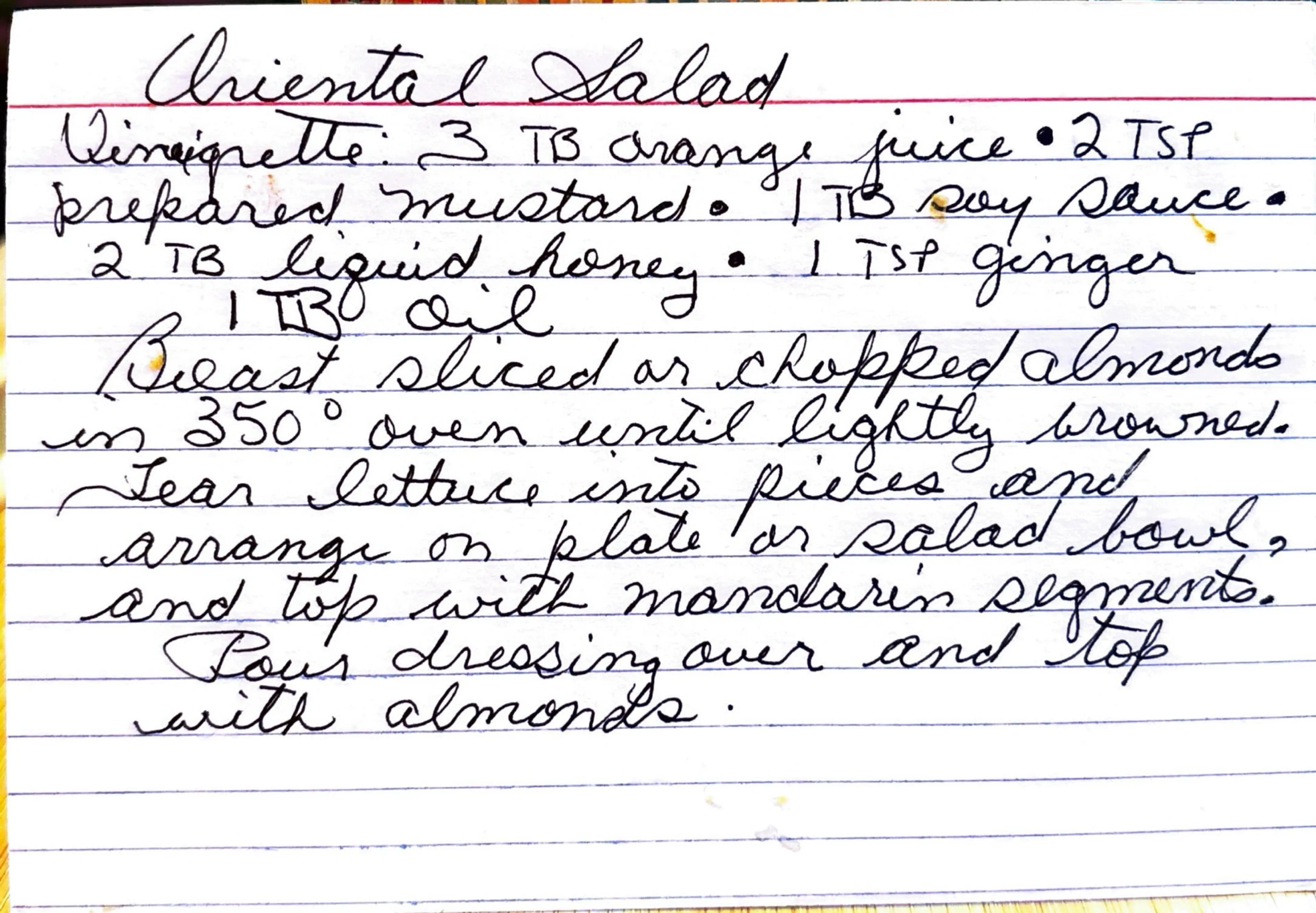 Oriental Salad