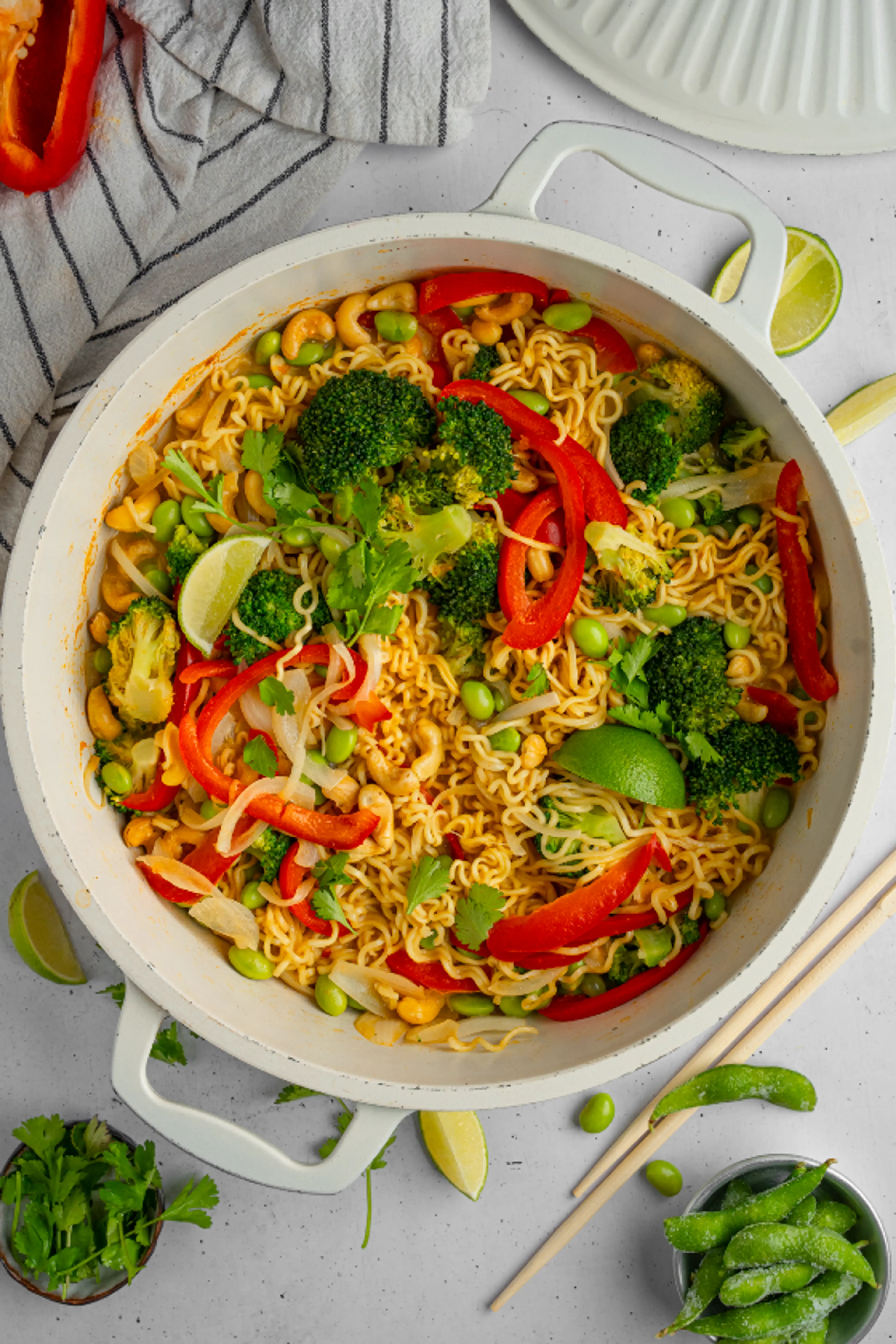 One Pan Curry Noodles