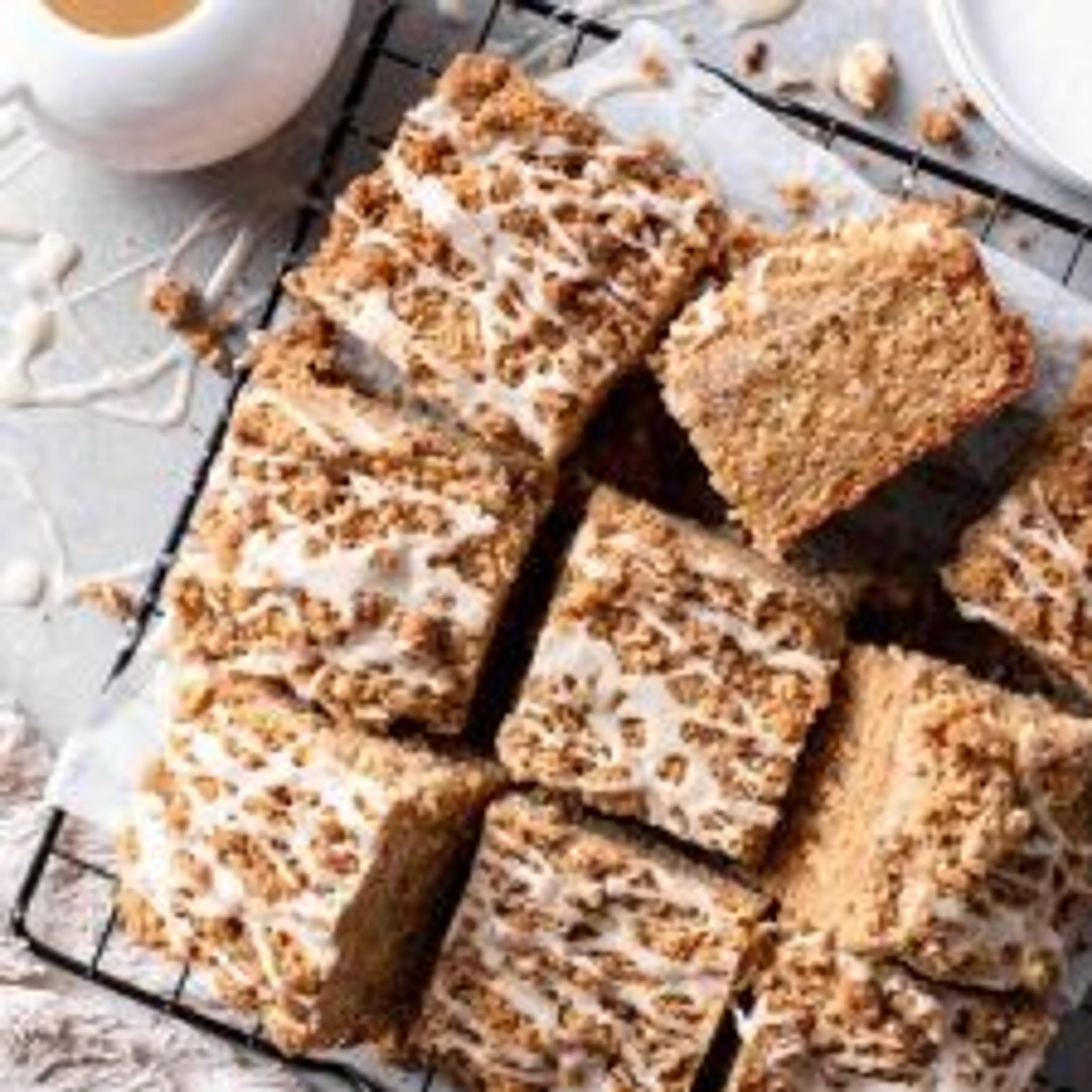 Brown Butter Maple Crumb Cake