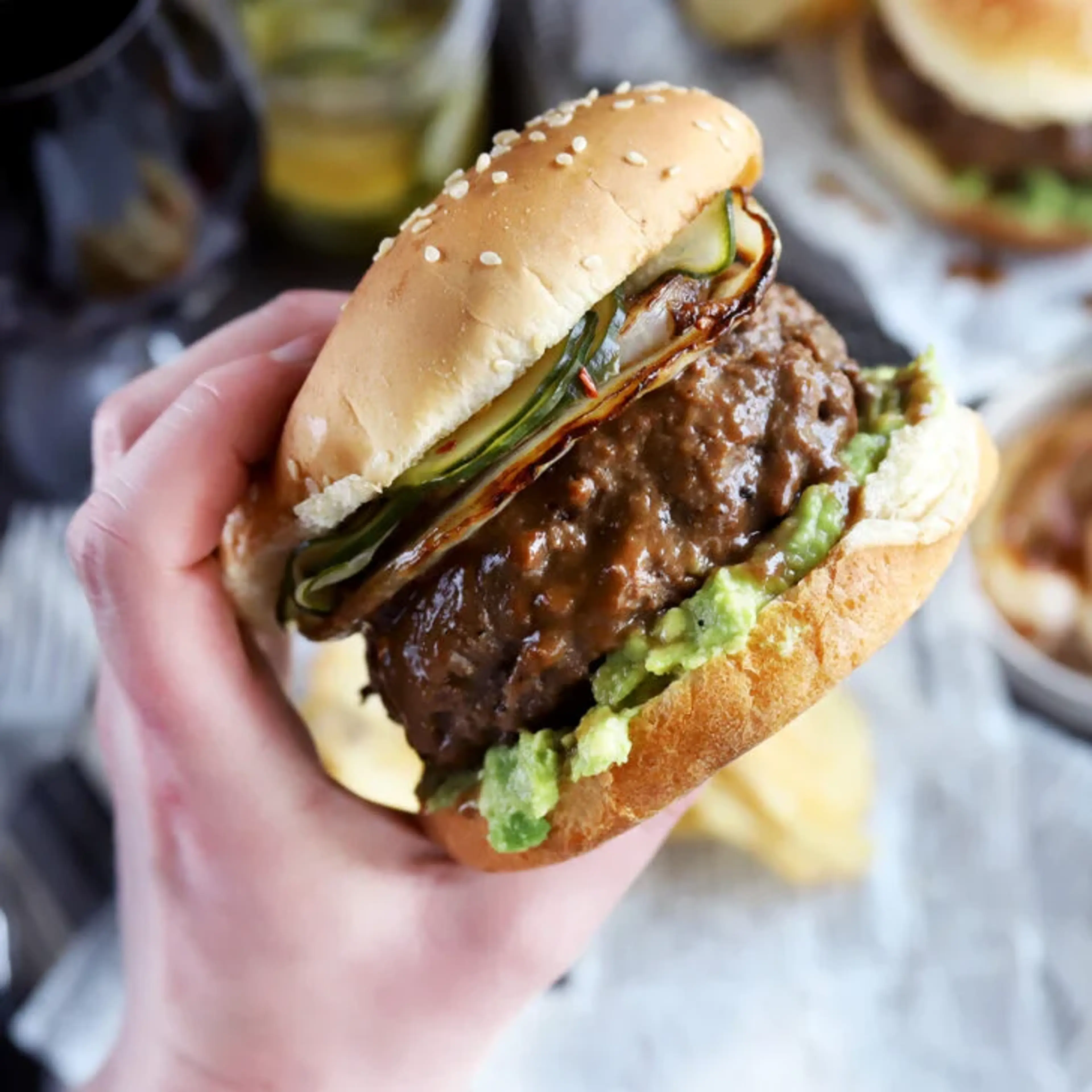 Miso Glazed Burger Recipe