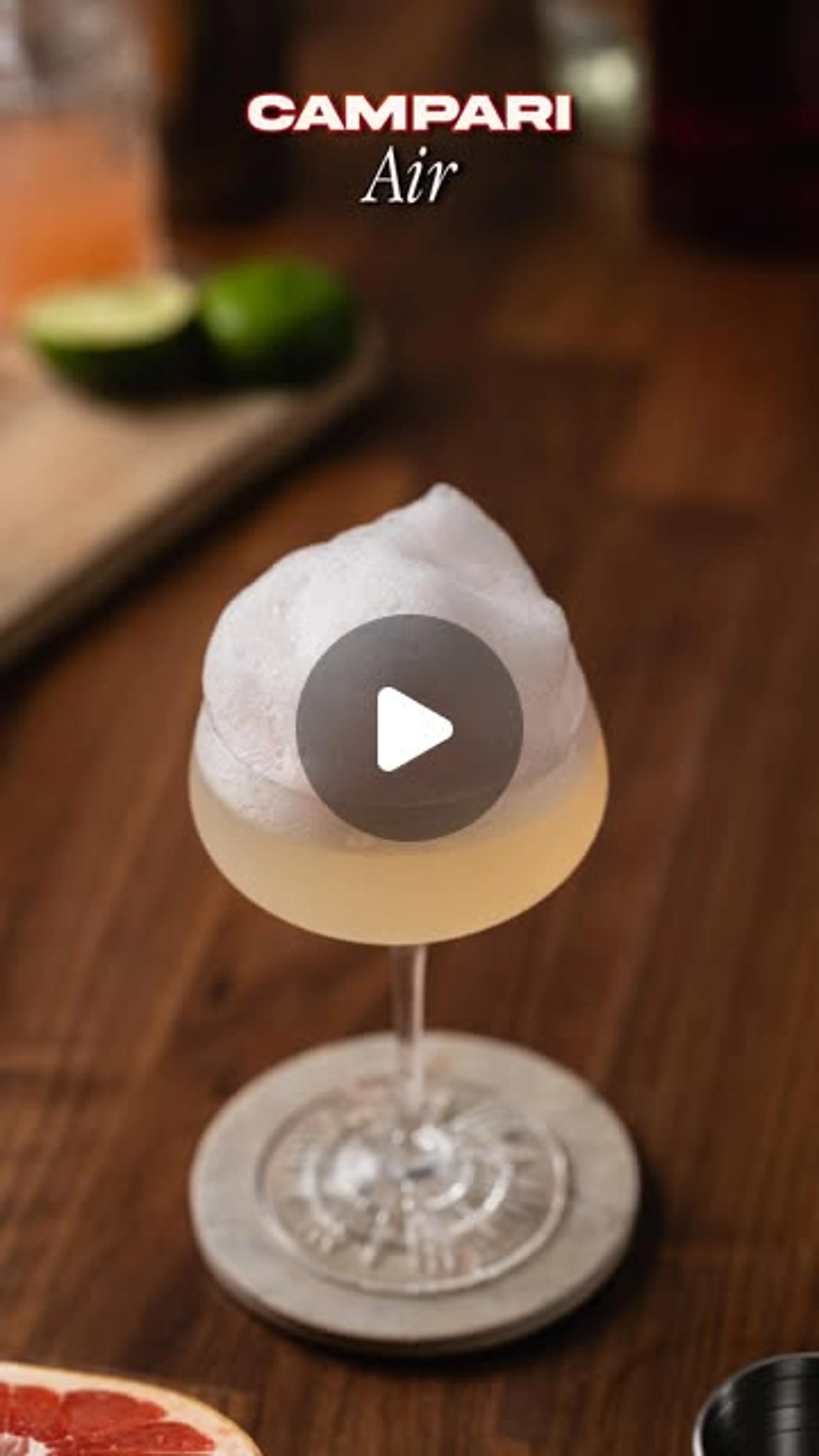 Campari air to top my Hemingway Daiquiri