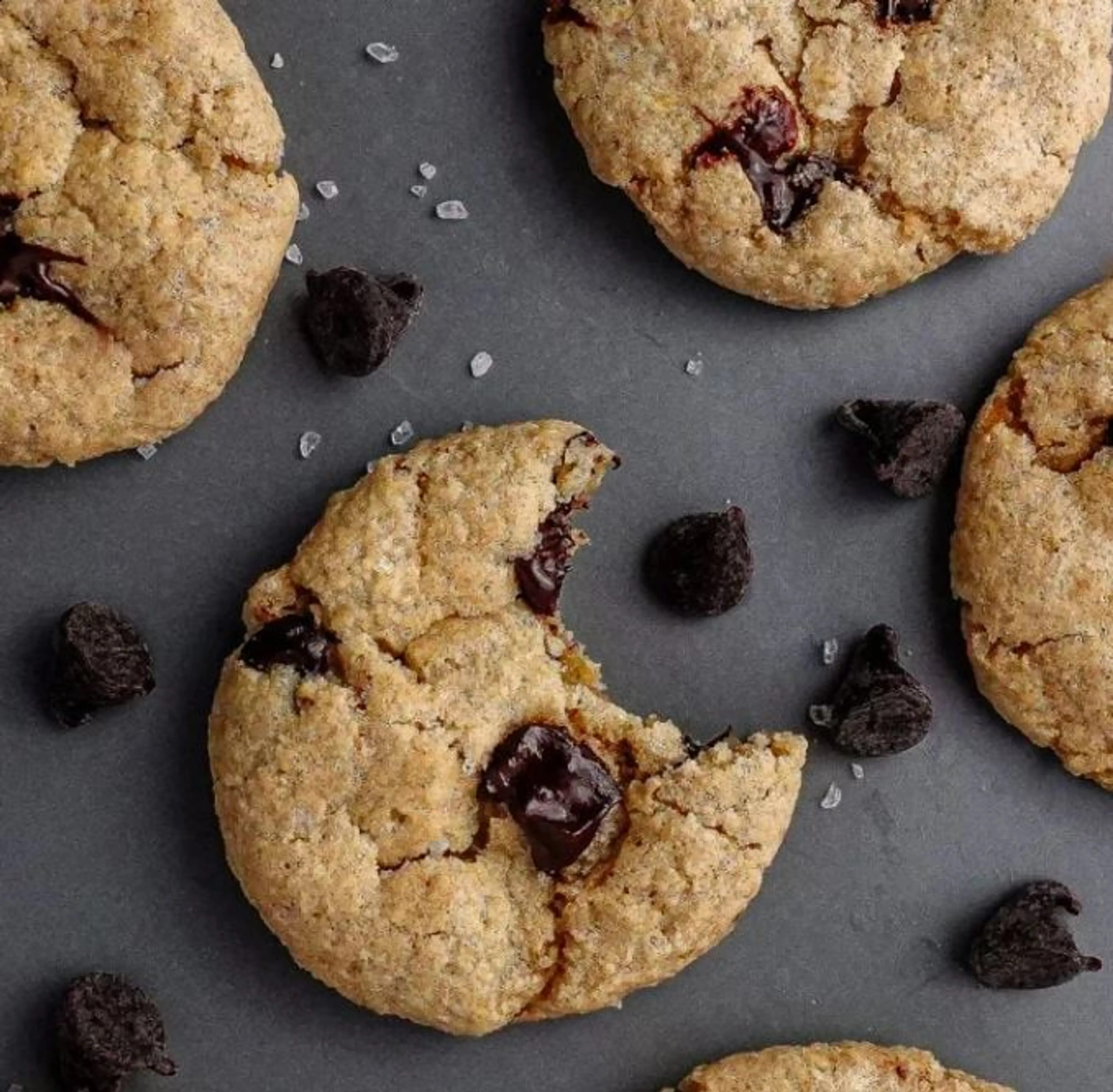 Soft Chocolate Chip Keto Protein Cookies (1g Net Carb)