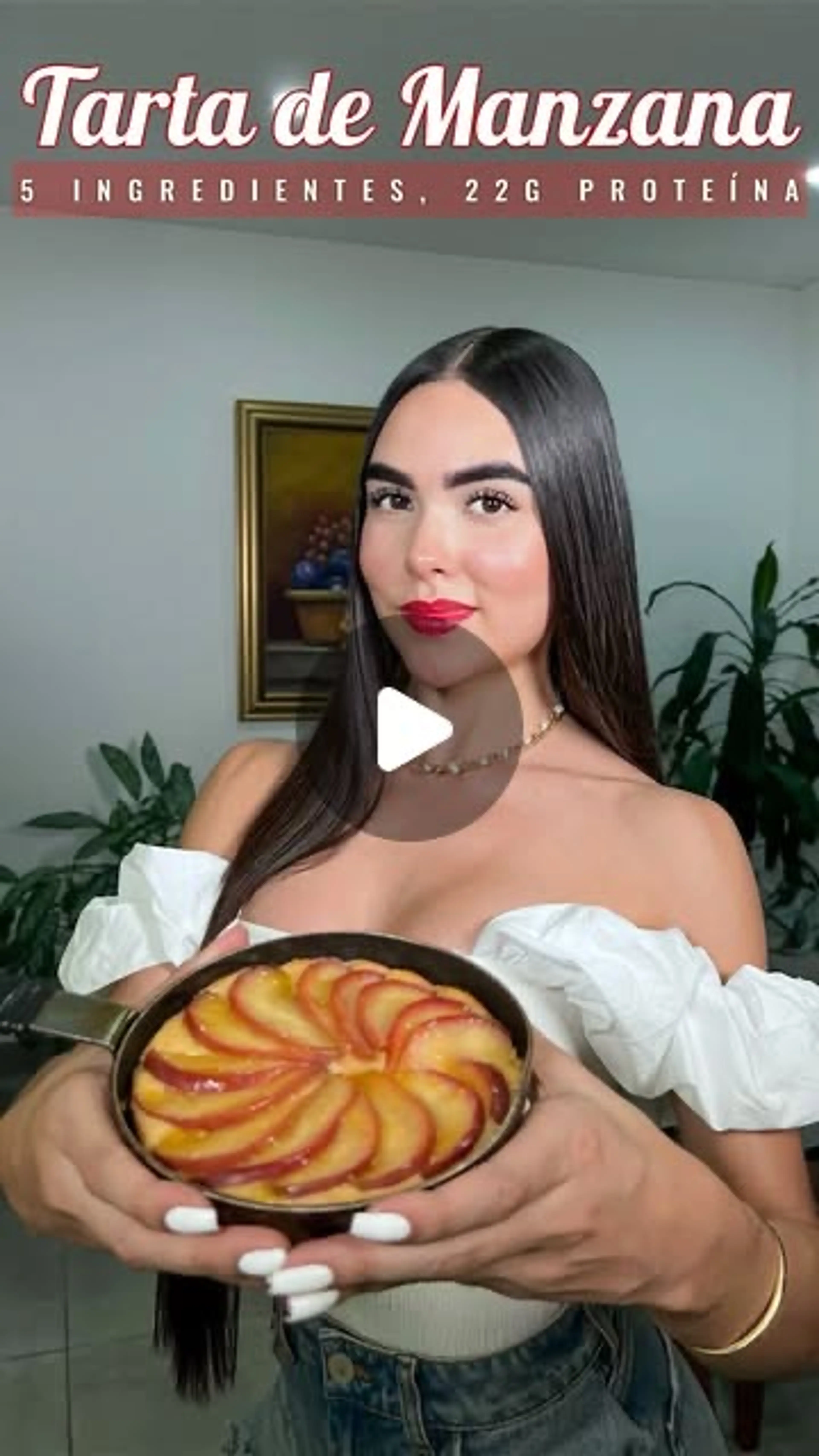 Tarta De Manzana En Sartén