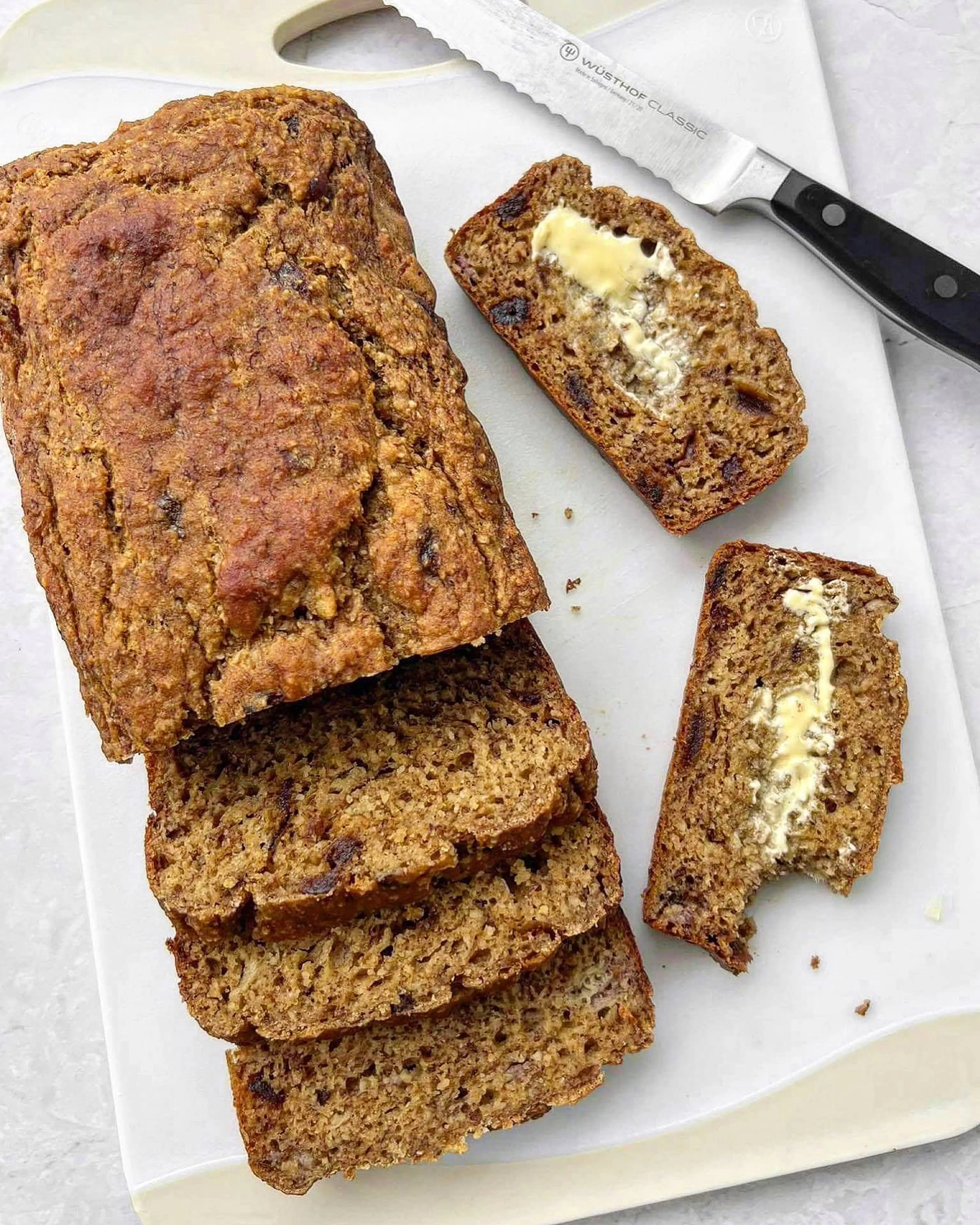 Nutritious Banana Bread Loaf with Dates