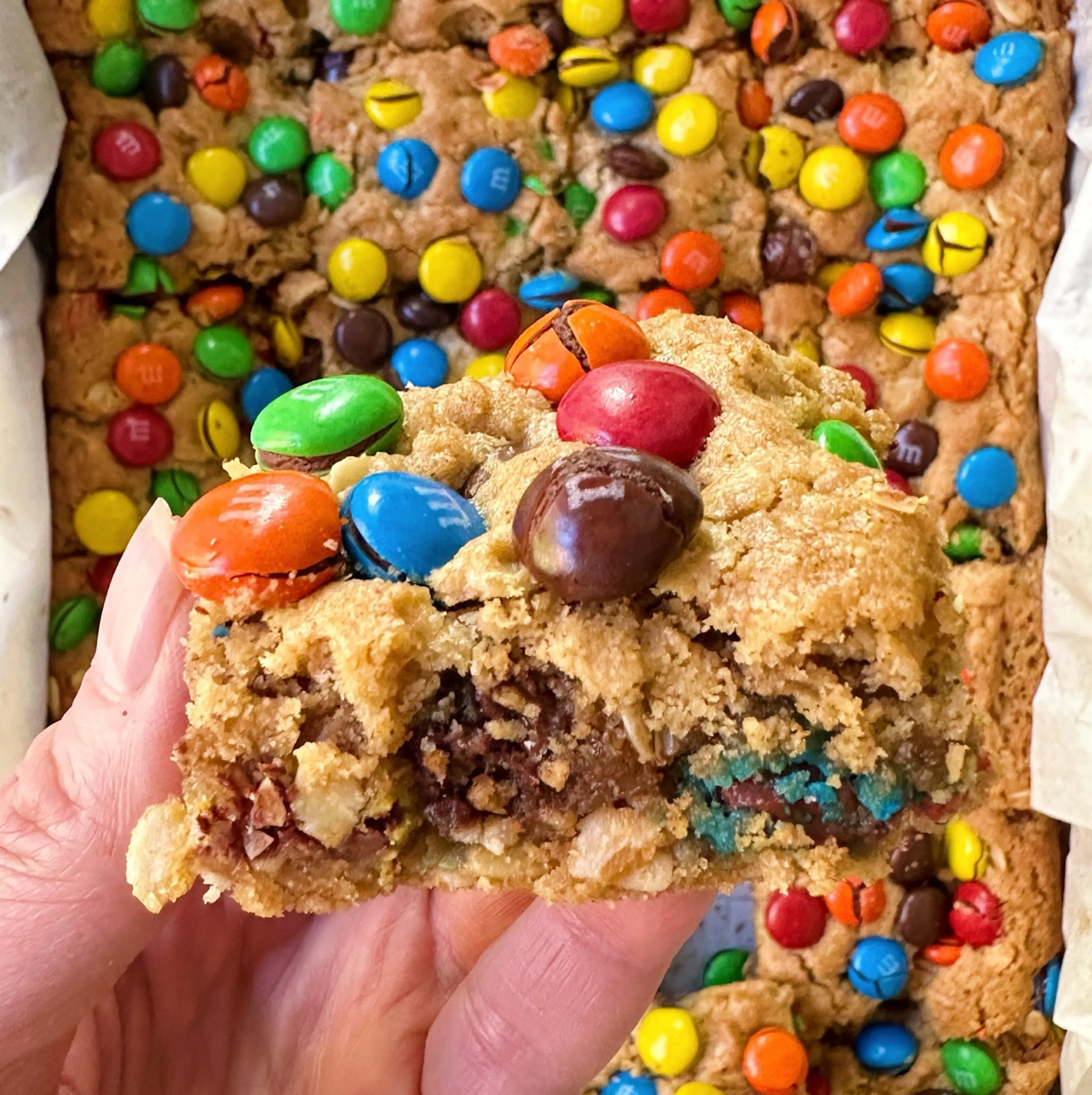 Monster Cookie Bars