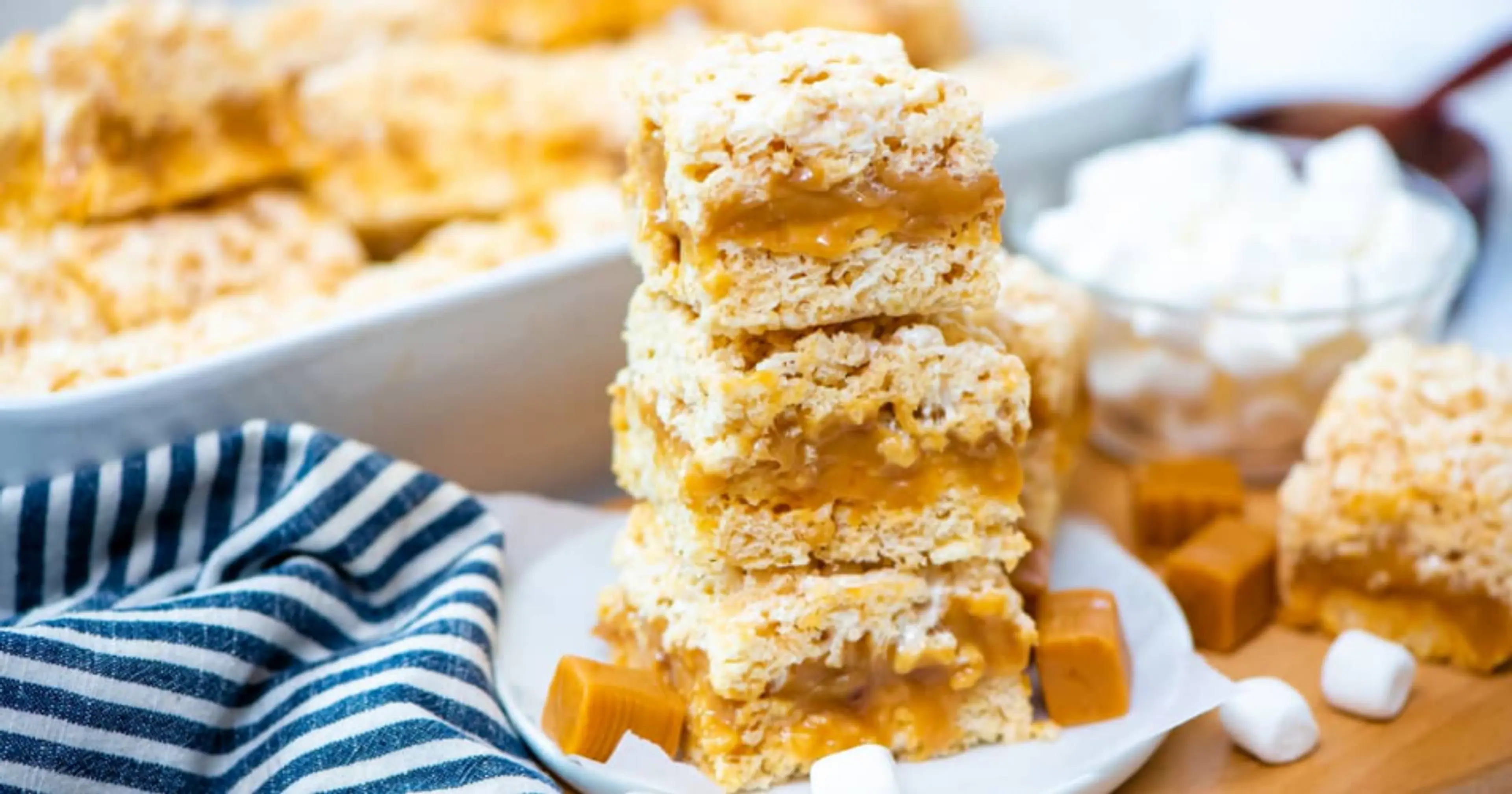 Caramel Rice Krispies Treats