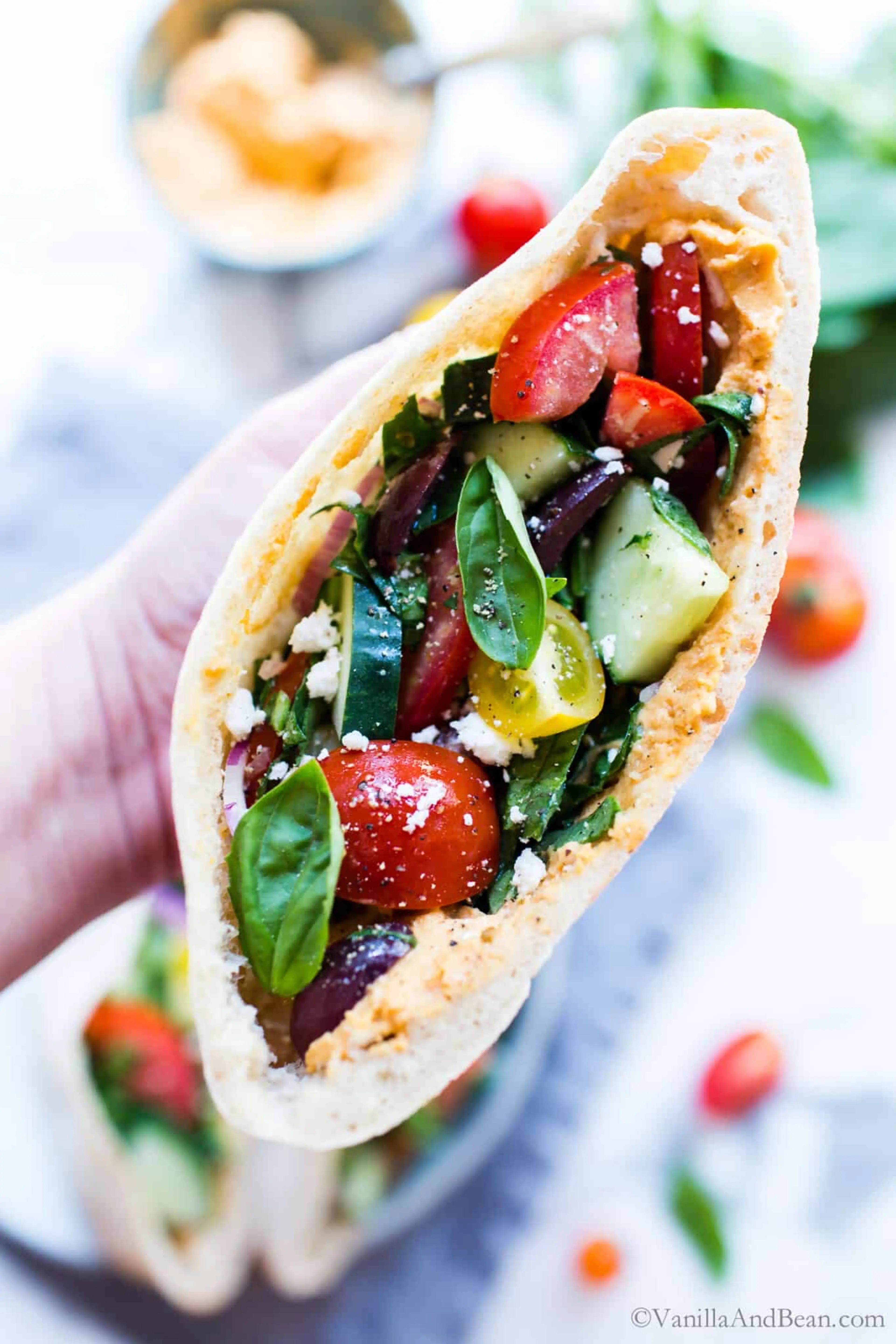 Greek Pita Sandwiches Recipe