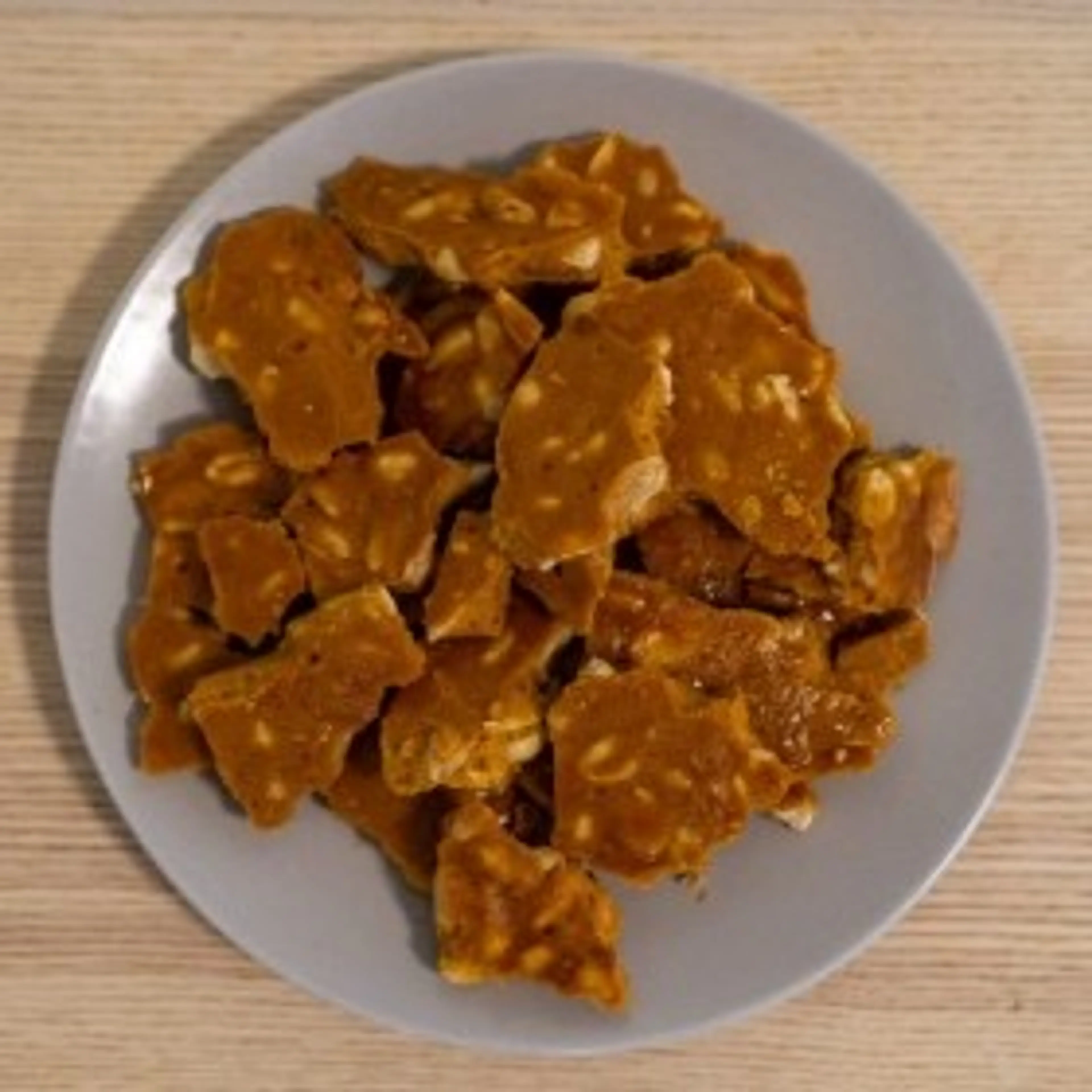 Easy Peanut Brittle without Corn Syrup