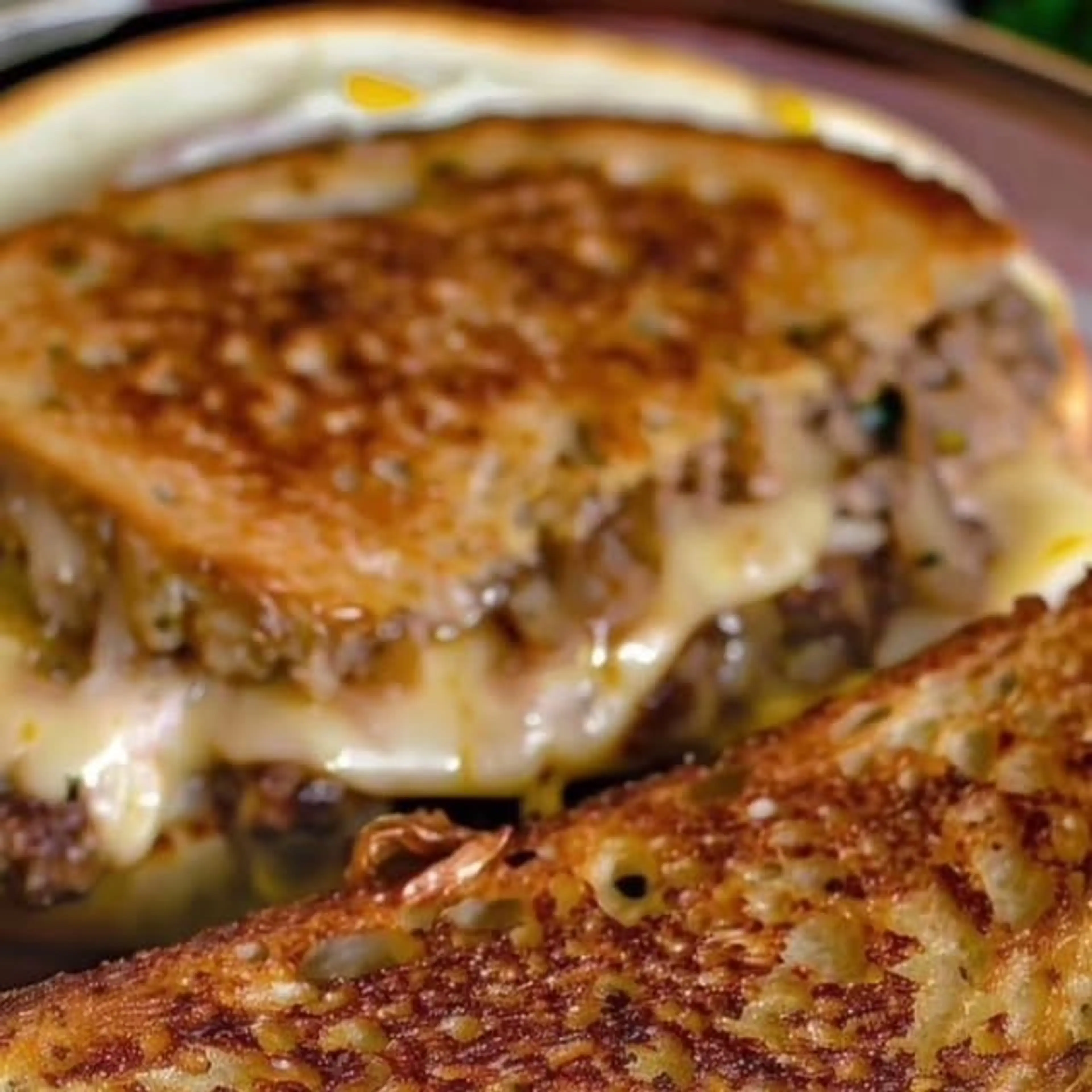 Cheeseburger Melt Sandwich