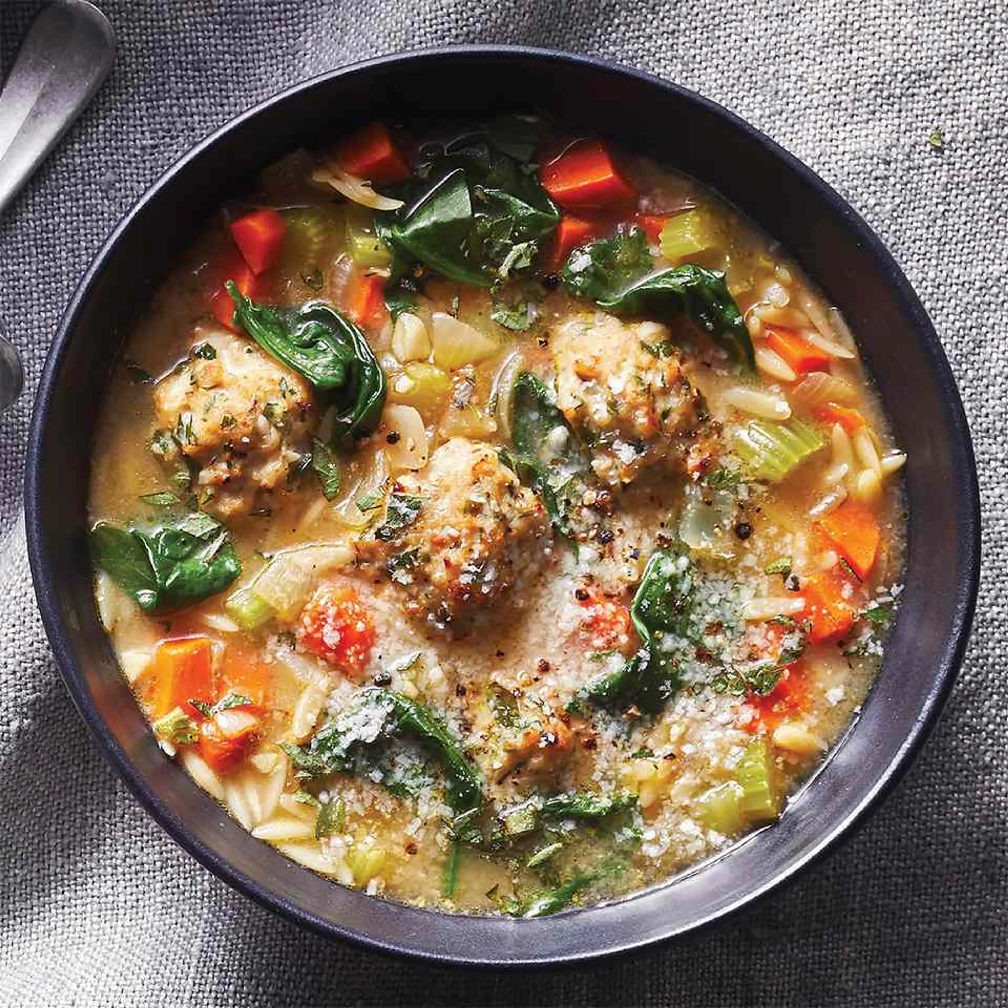 Minestra Maritata (Italian Wedding Soup)