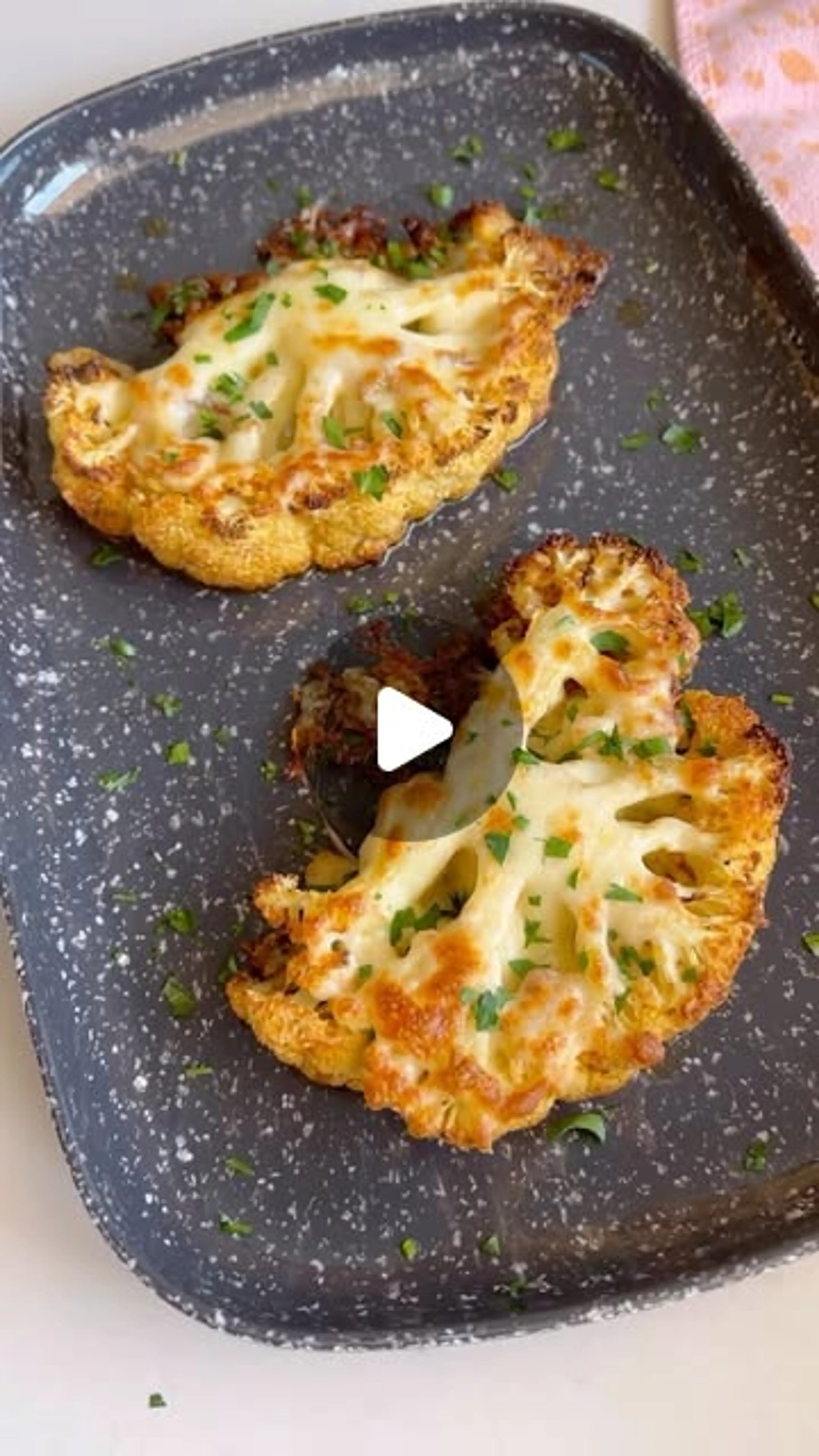 Cheesy Cauliflower Steaks