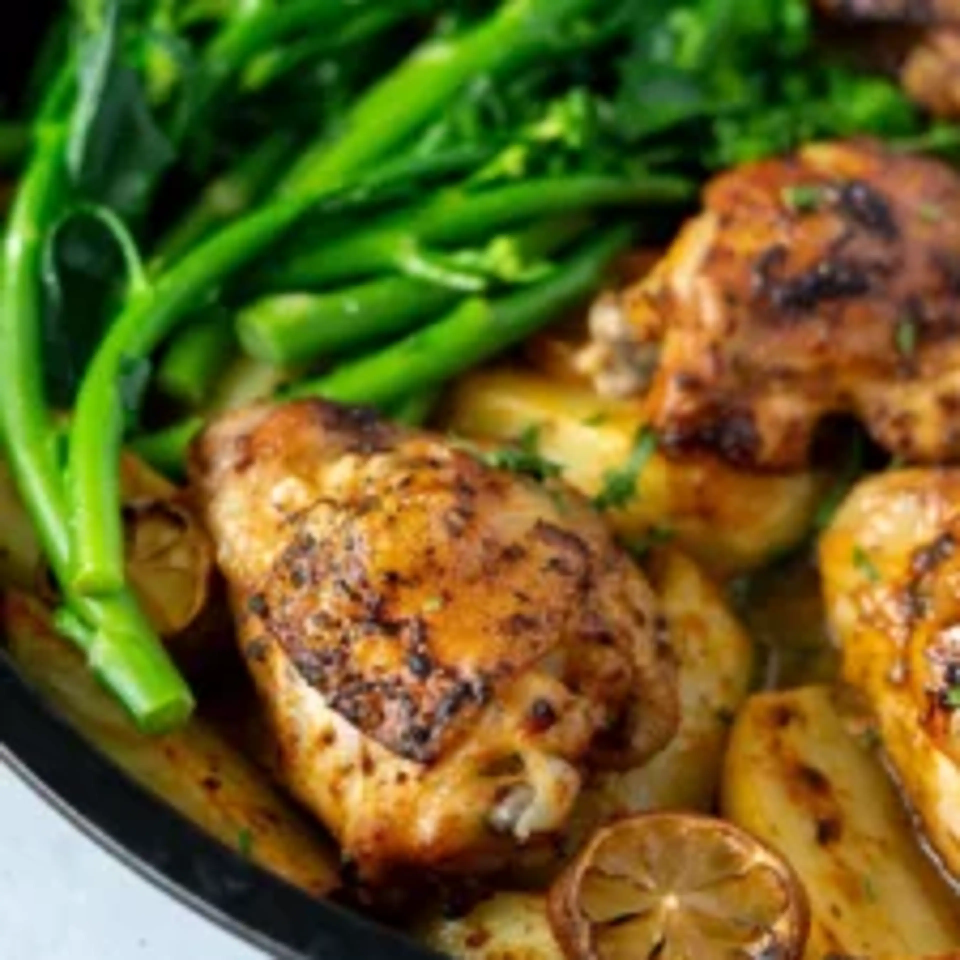 One-pan Lemon Garlic Chicken and Potatoes