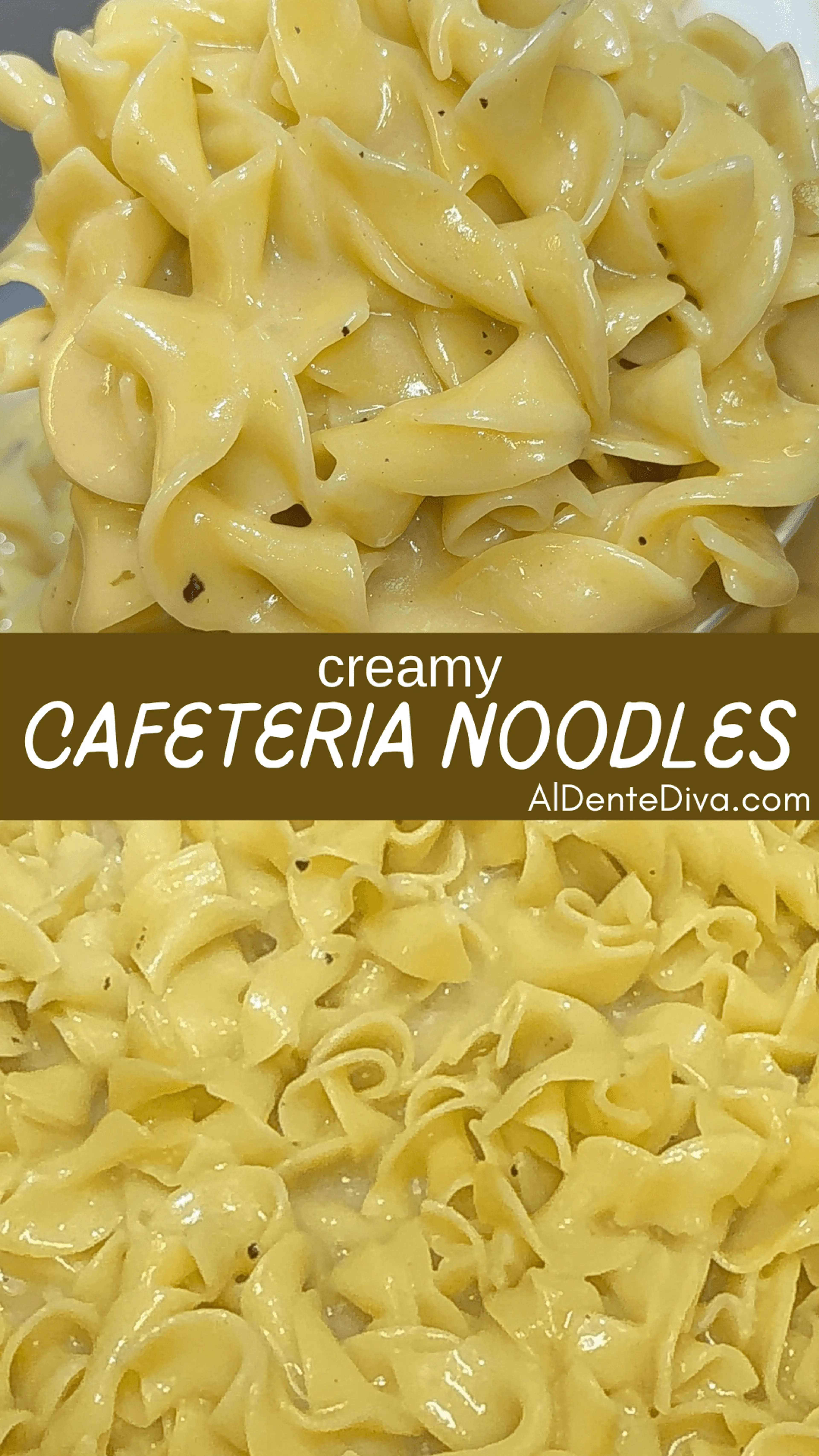 Creamy Cafeteria Noodles Recipe
