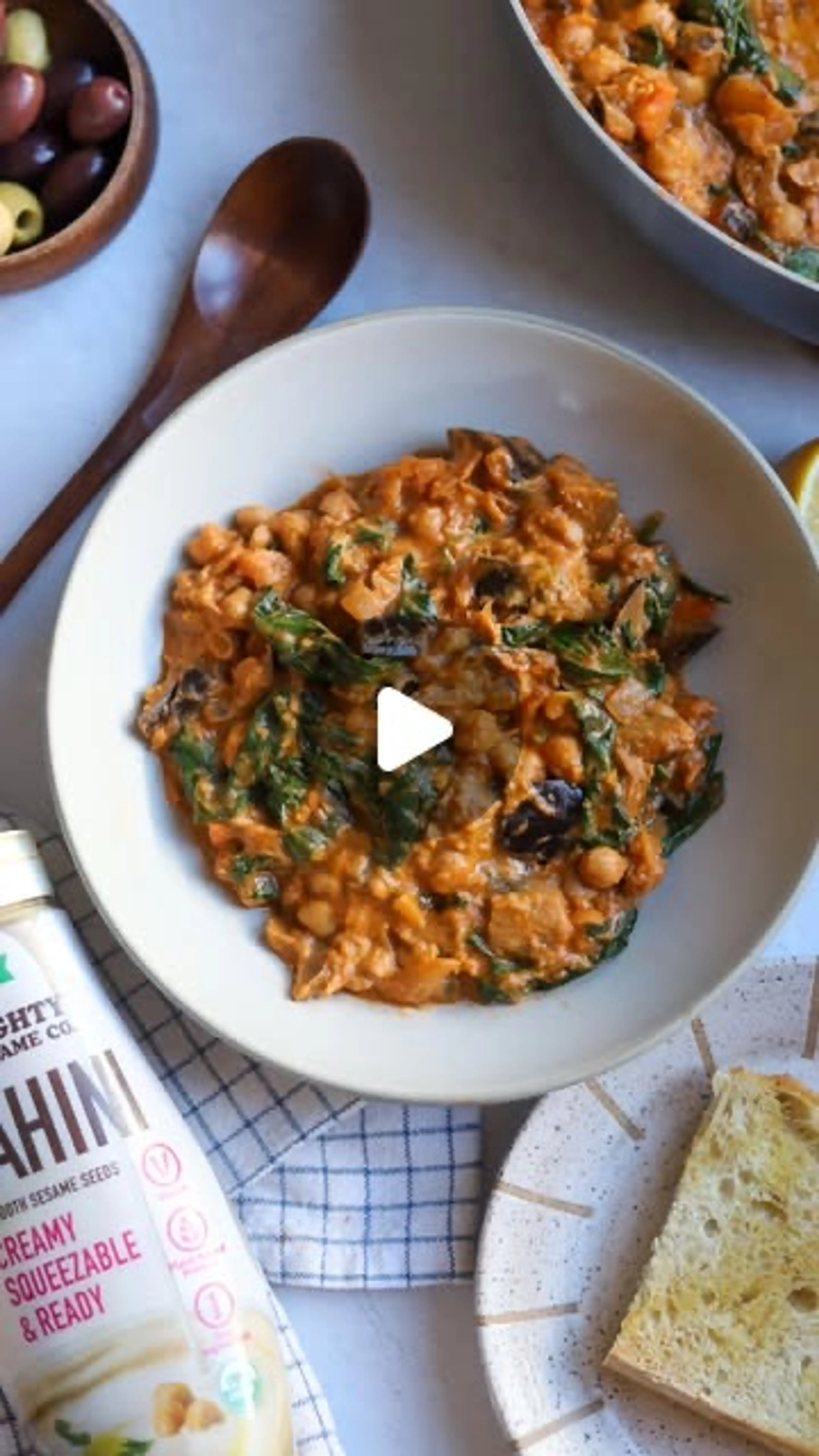 Chickpea And Tahini Stew