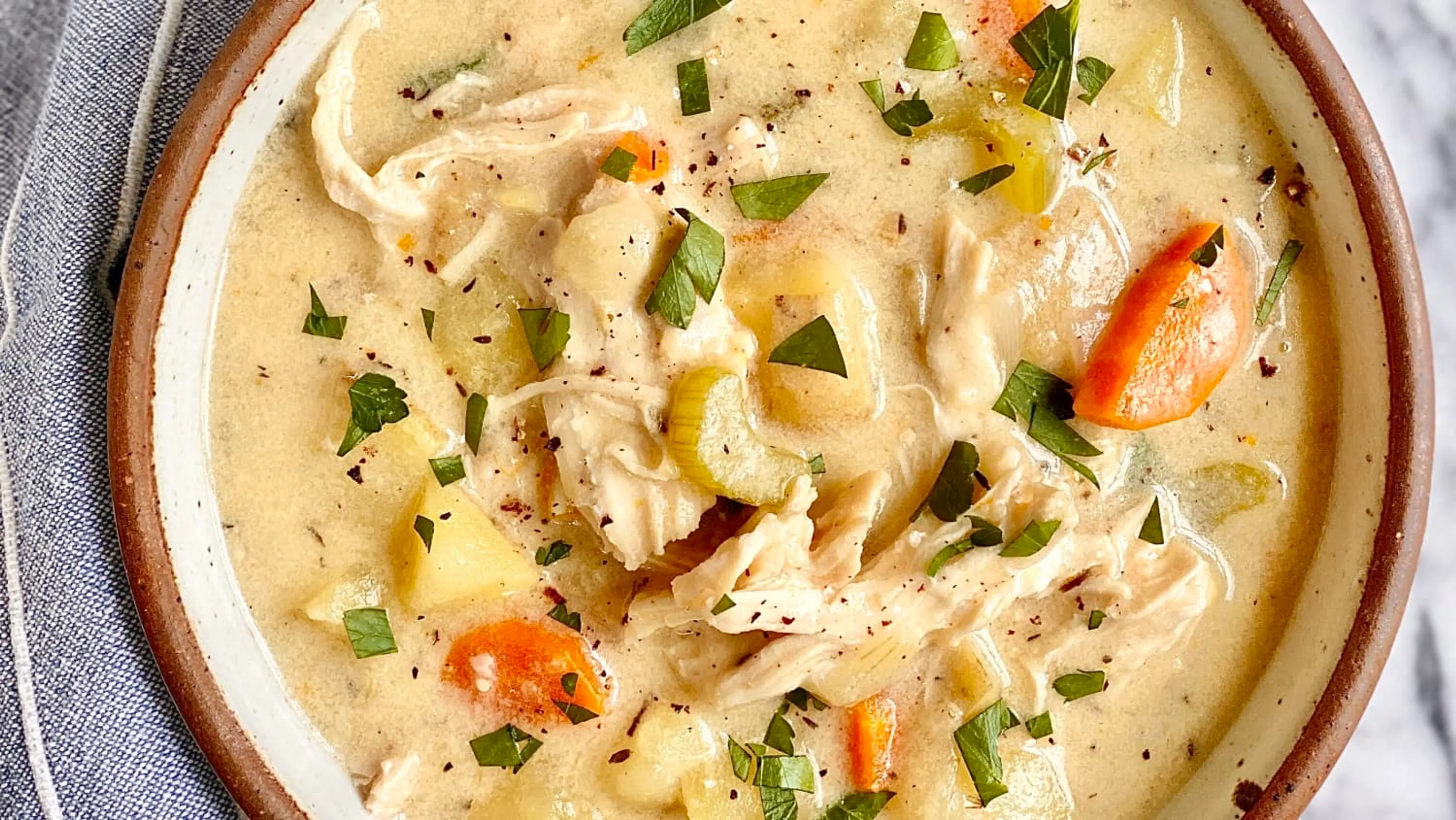 Creamy Chicken Potato Soup