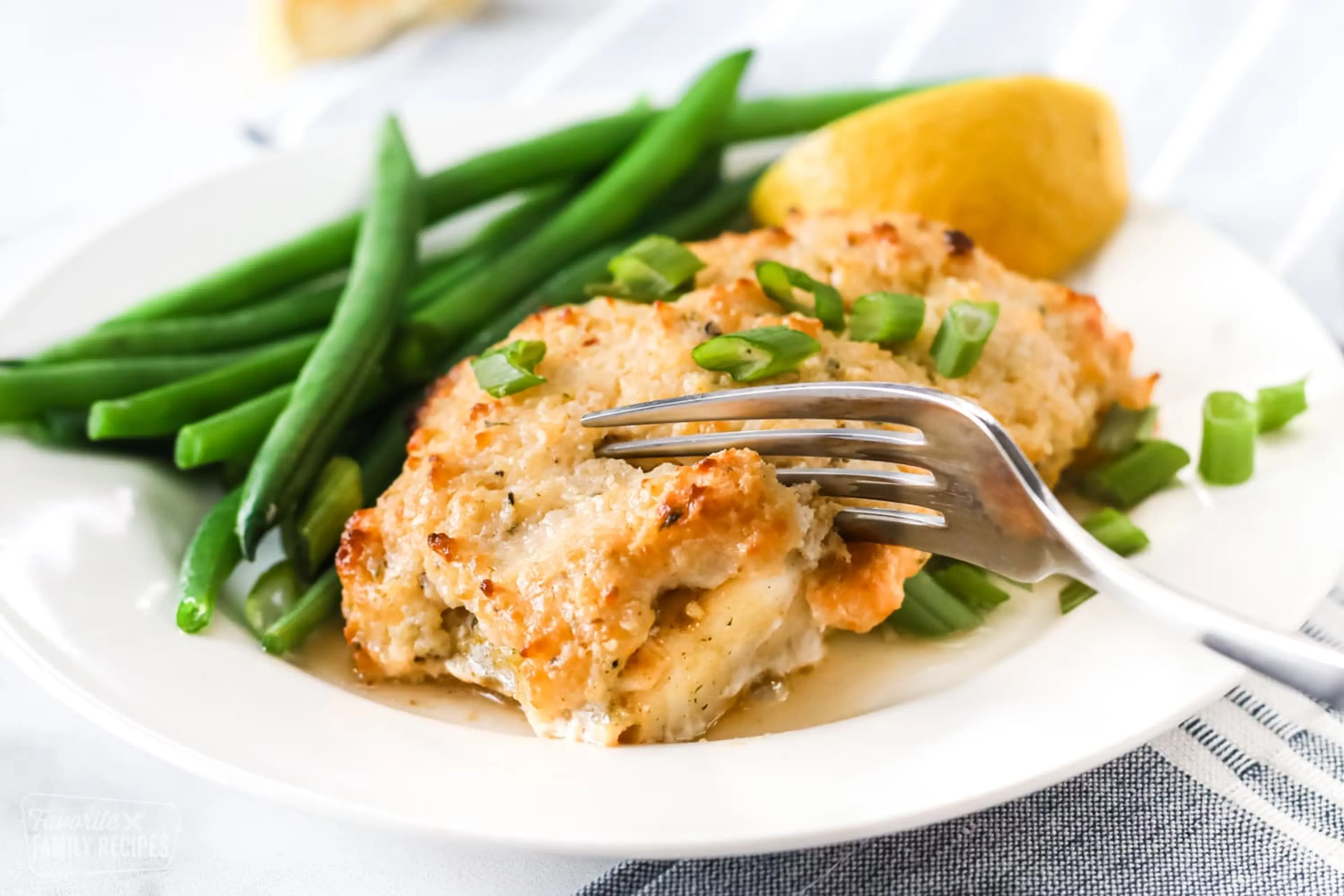 Parmesan Herb Baked Mahi Mahi