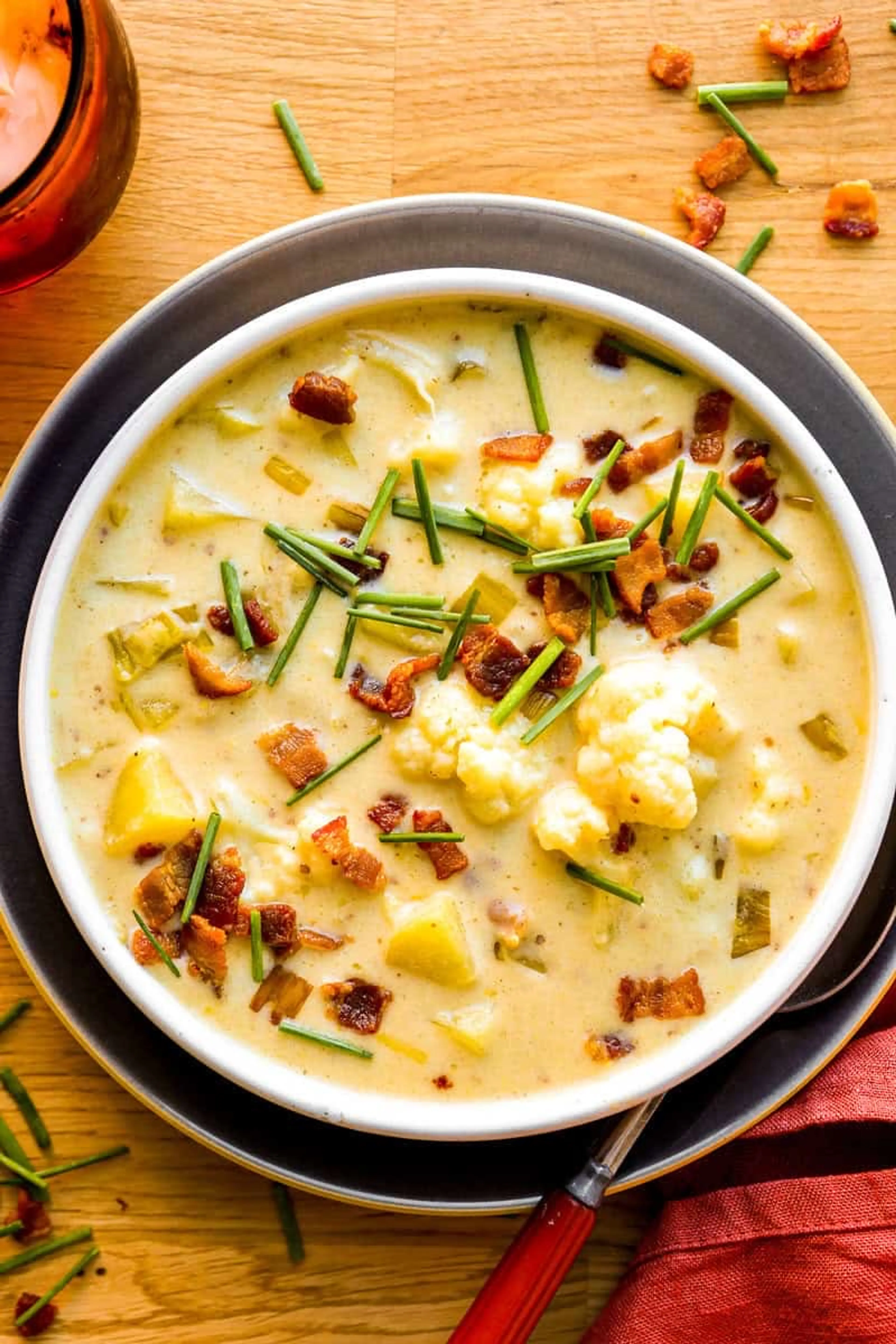 Cauliflower Potato Leek Soup Recipe