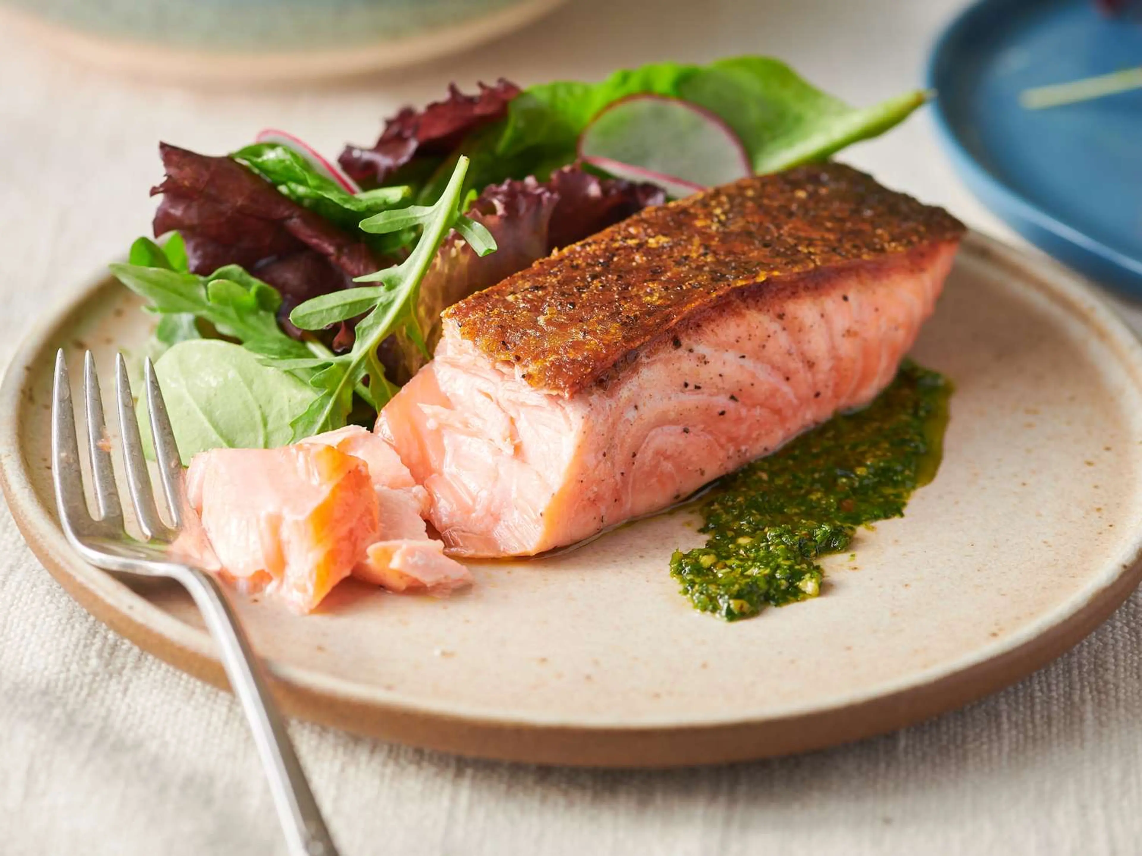 Crispy Pan-Seared Salmon Fillets