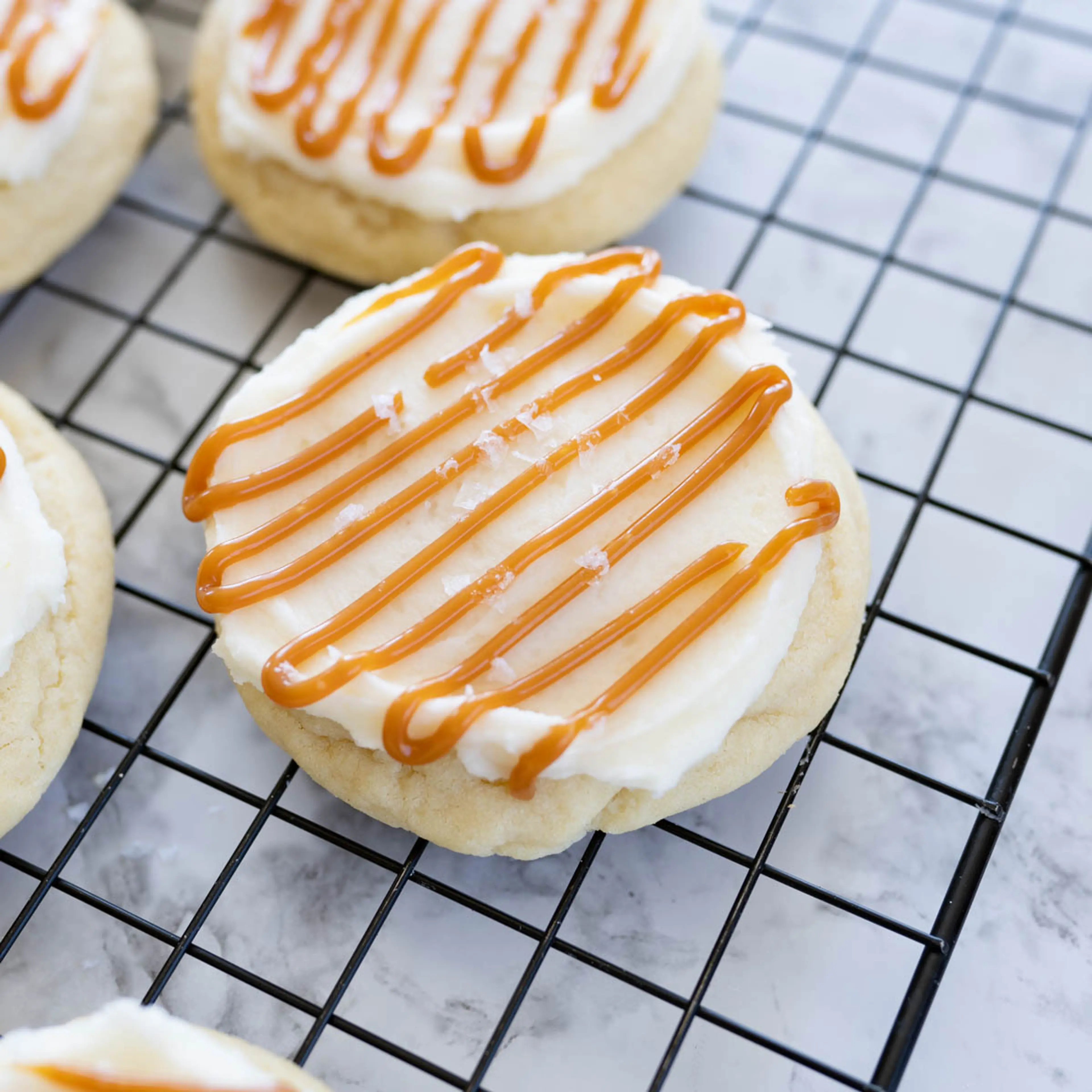 Twisted Sugar Salted Caramel Sugar Cookies