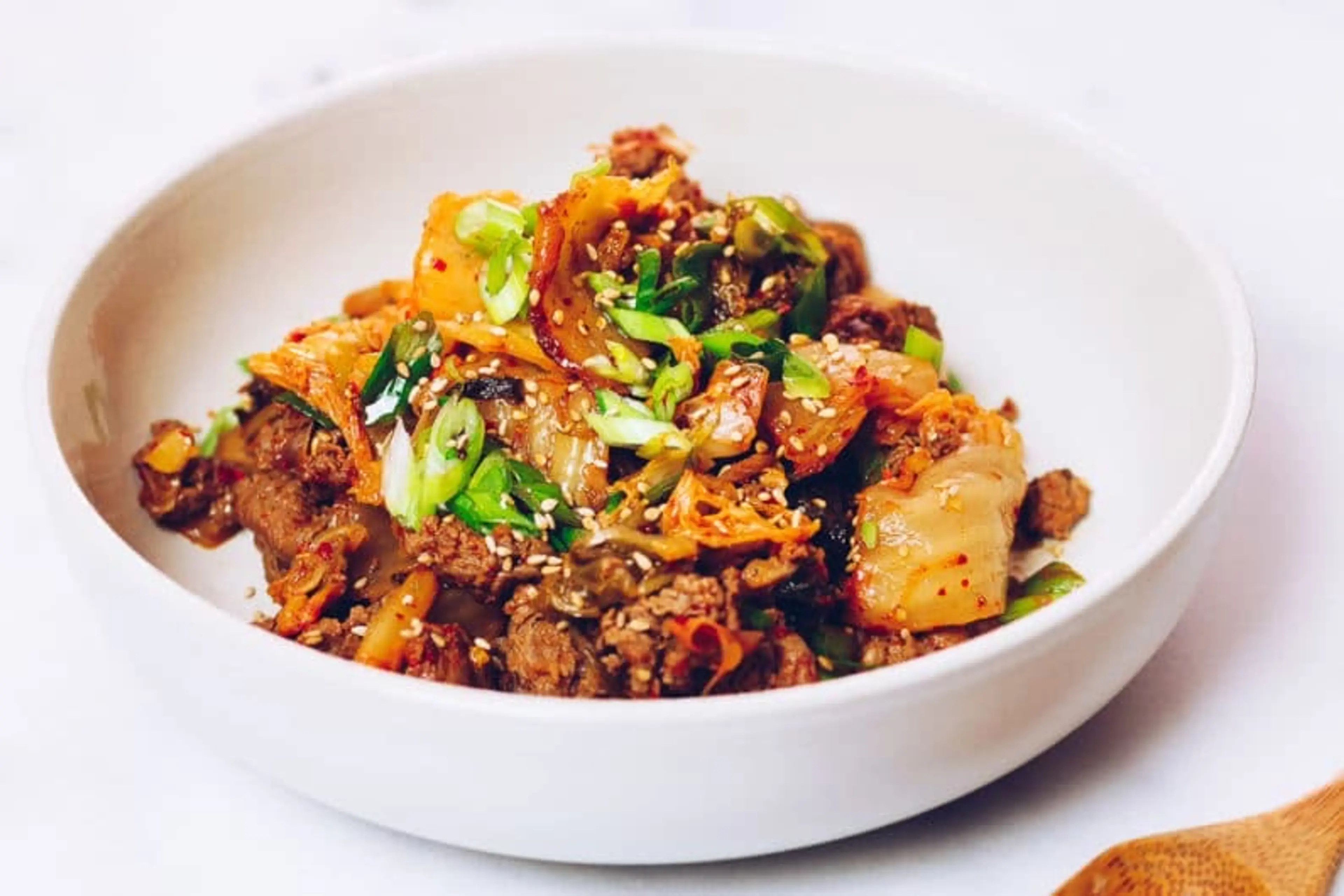 Kimchi Beef Stir-Fry recipe