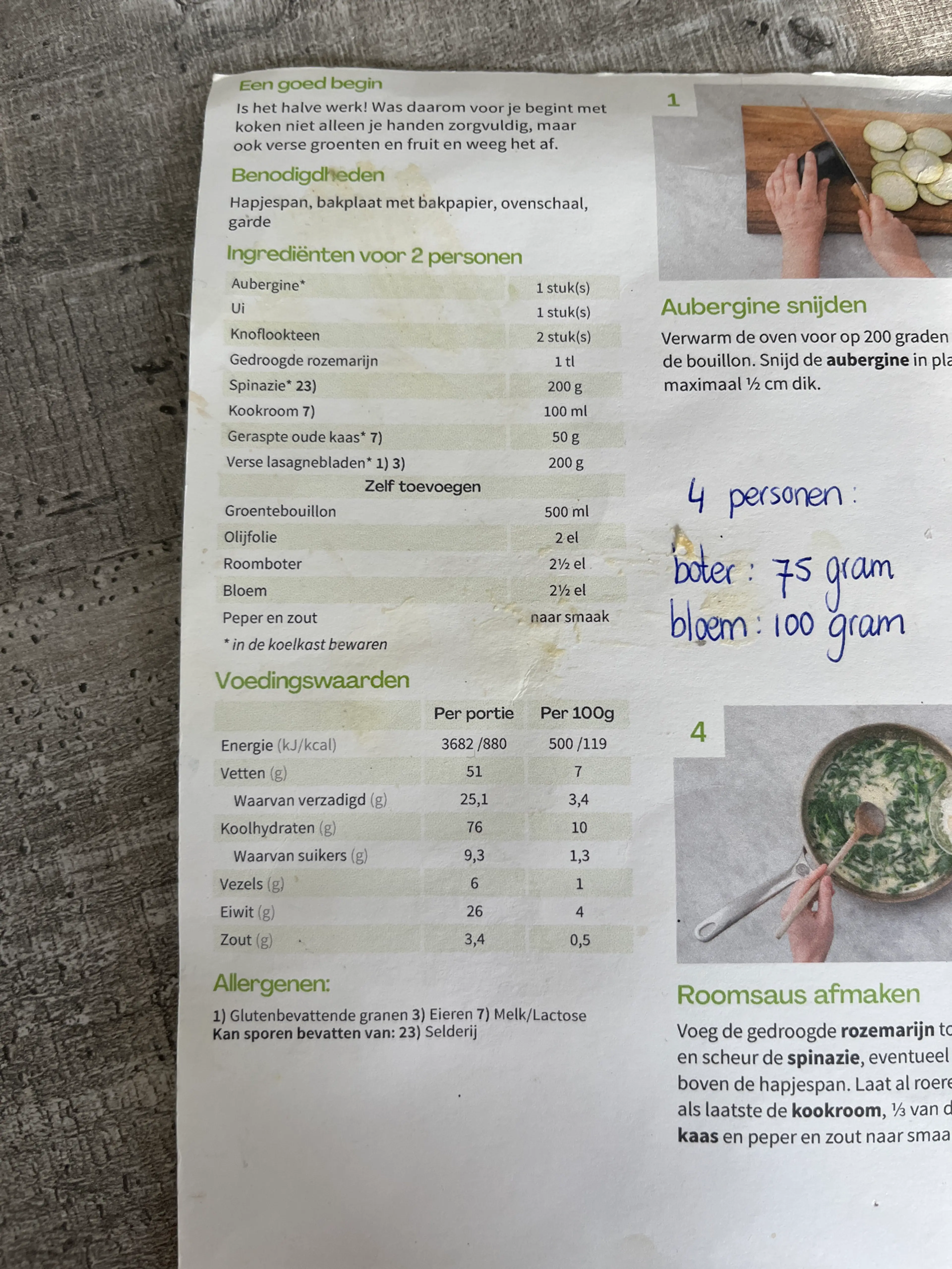 Groente lasagne