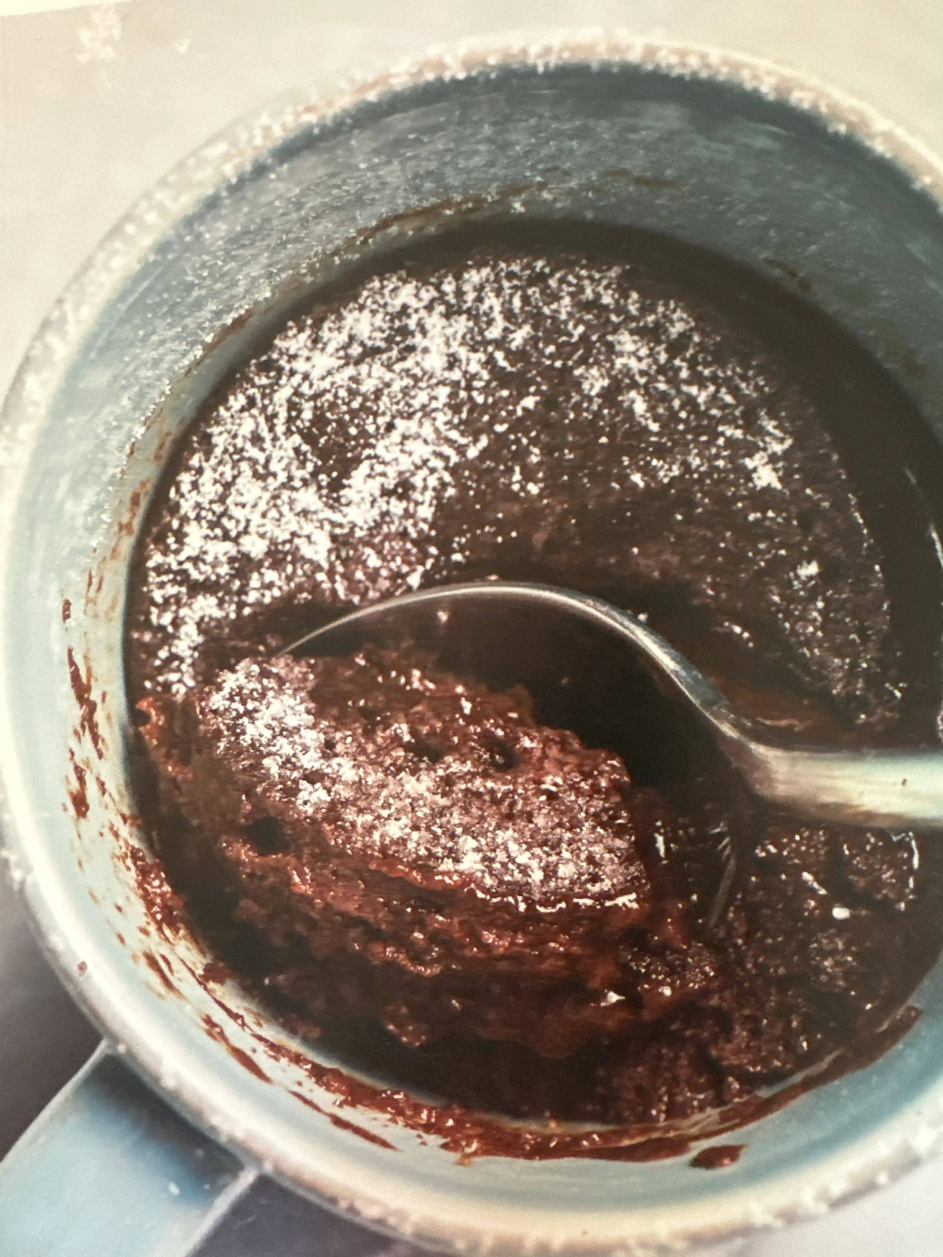 molten chocolate mug cake