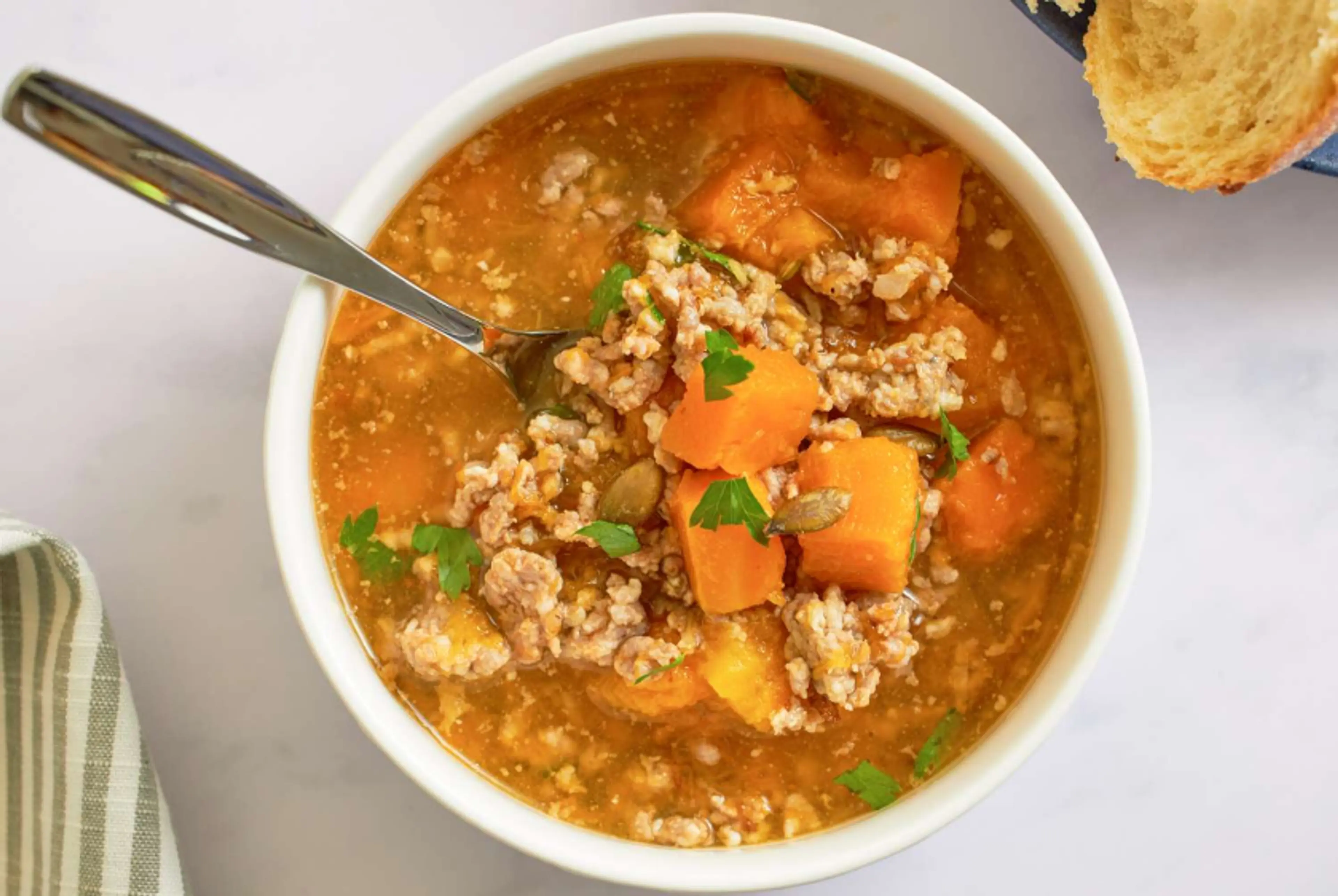Butternut Squash Slow Cooker Soup