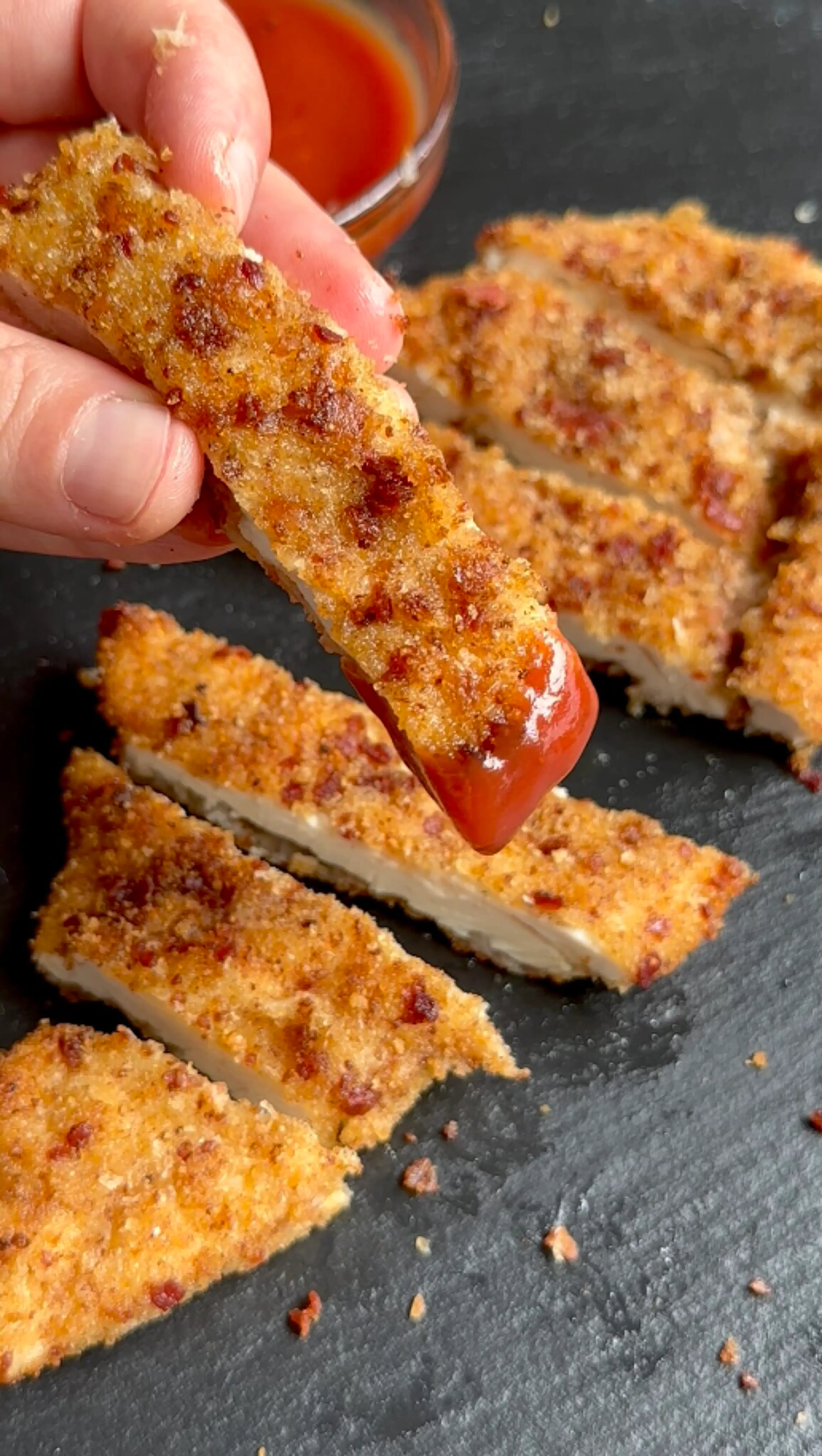 Bacon Coated Crispy Chicken