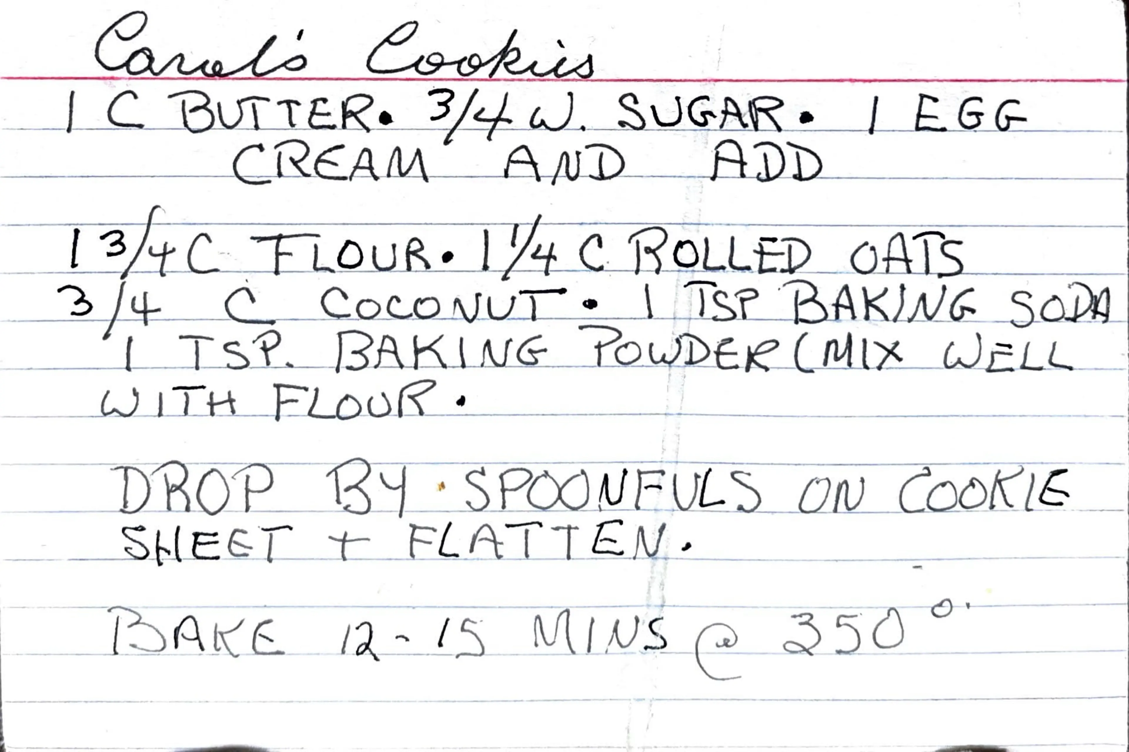 Carol’s Cookies