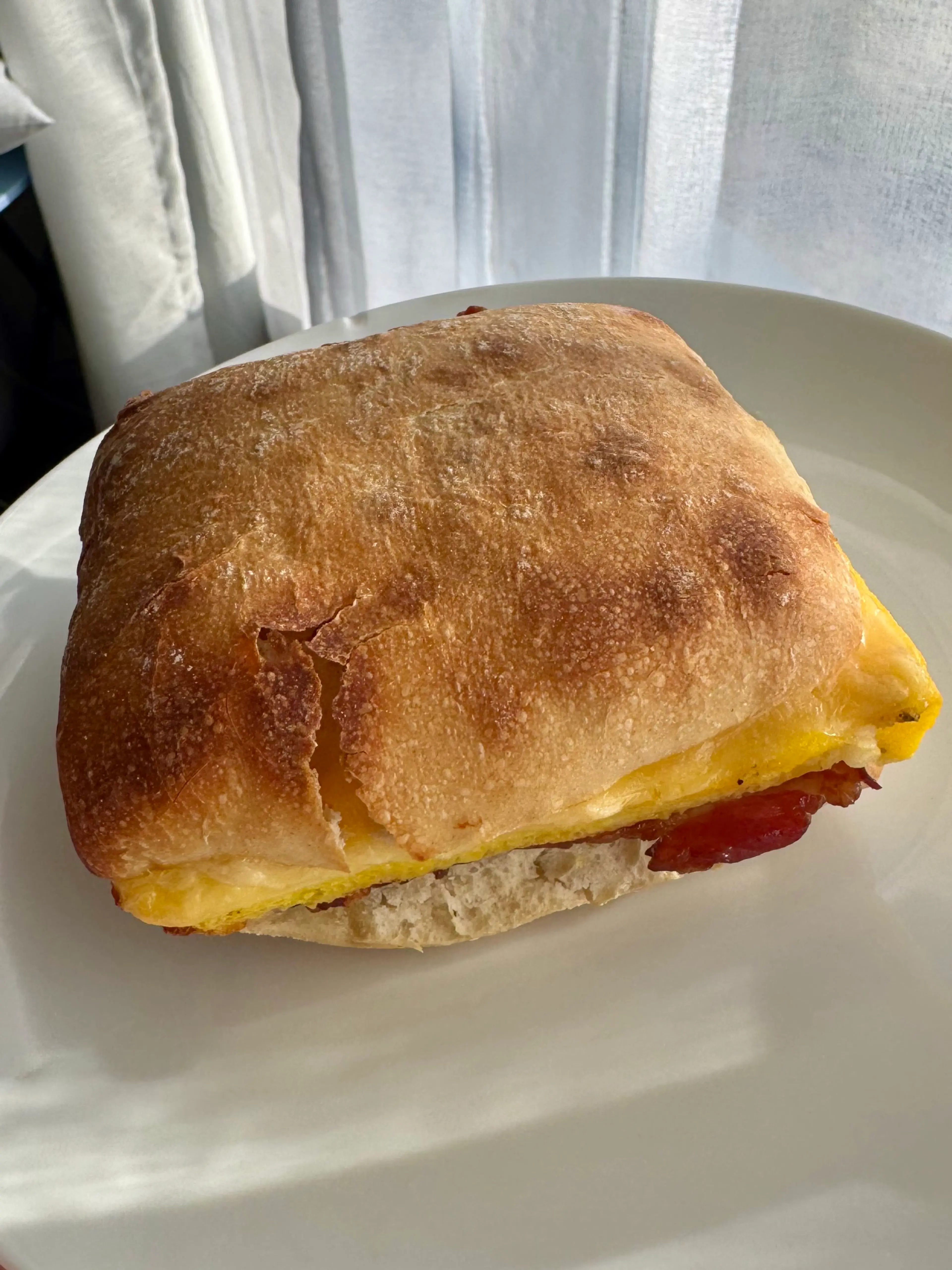 Bacon, Egg, & Gouda Sandwiches