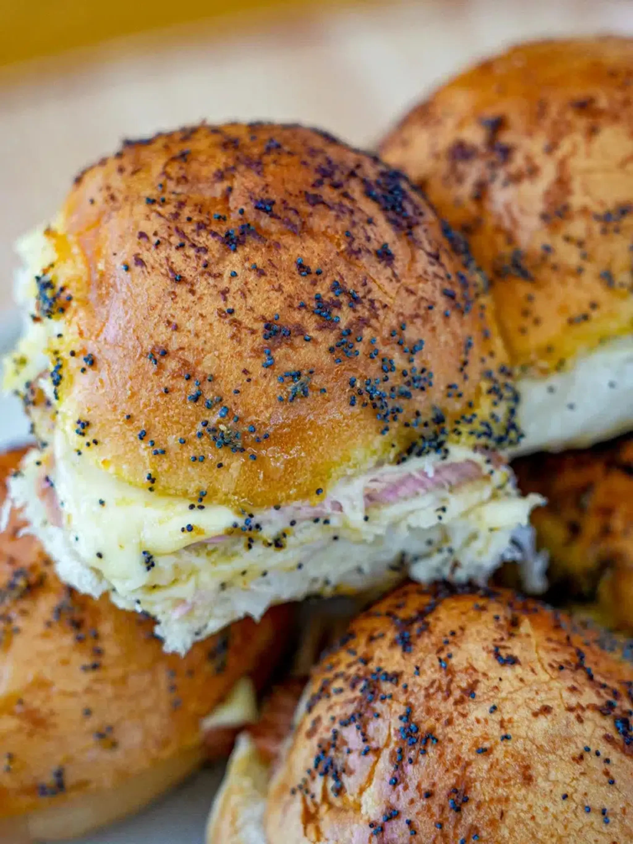 Baked Ham and Cheese Sliders