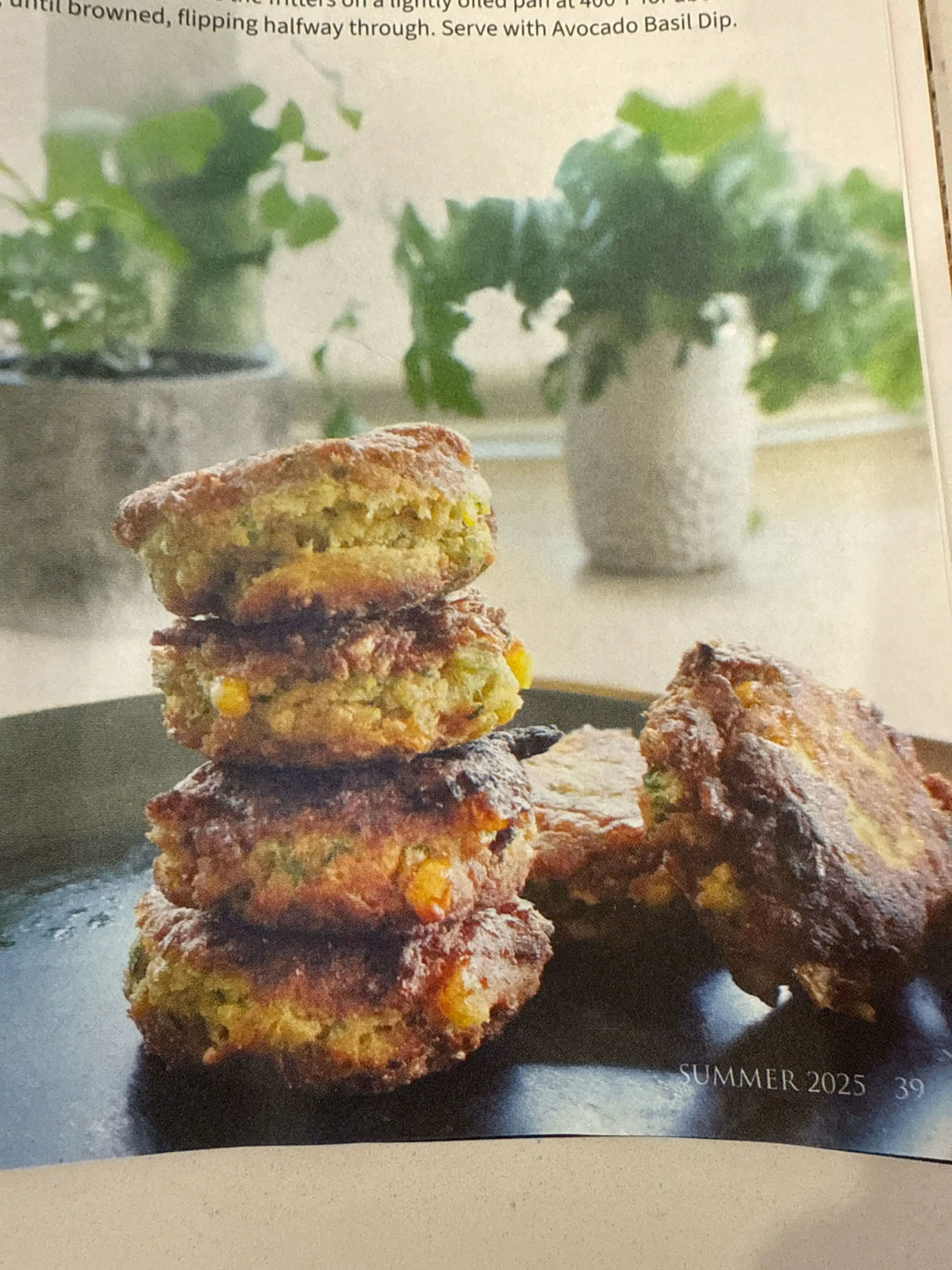 SUMMER CORN FRITTERS