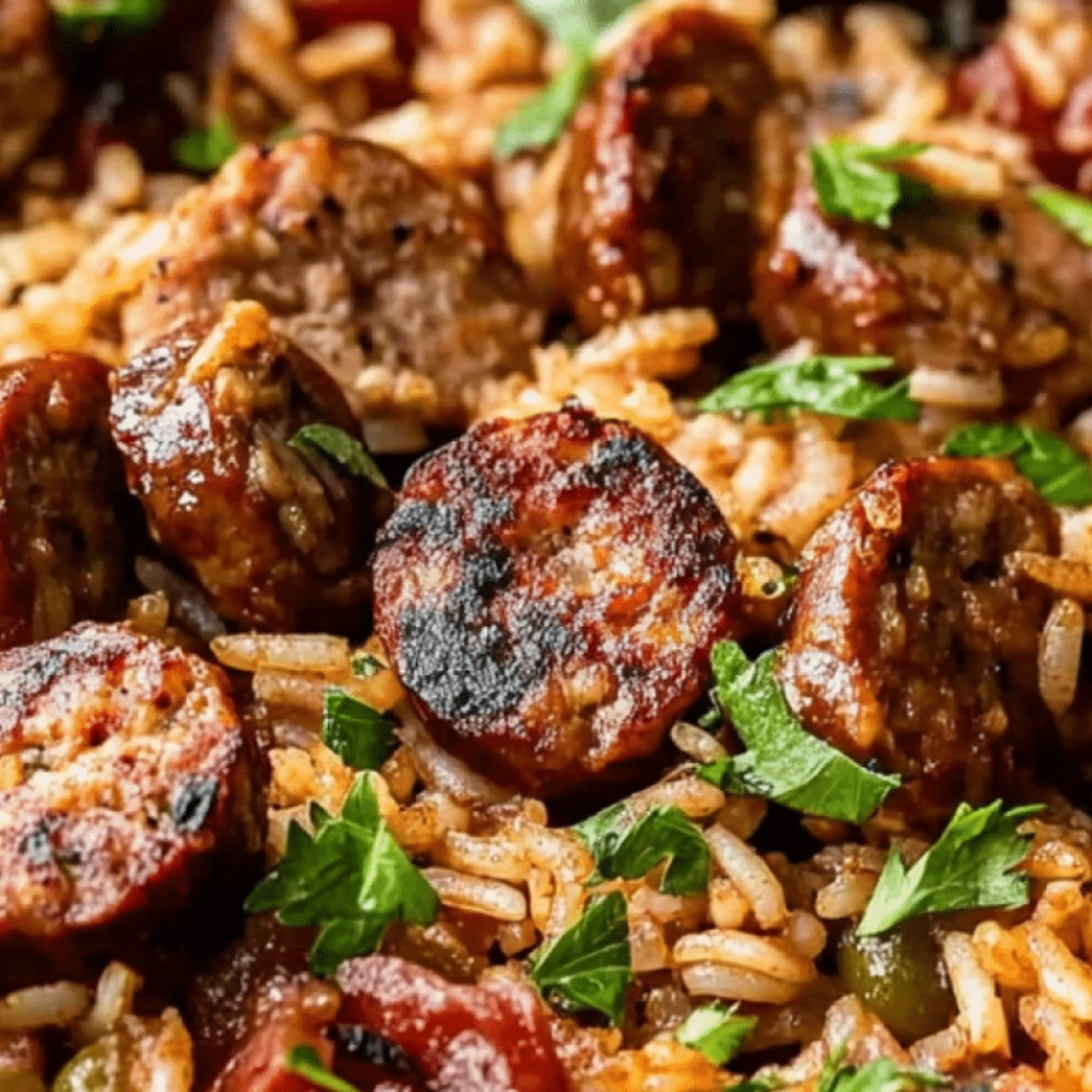 One-Pan Cajun Chicken, Sausage & Rice