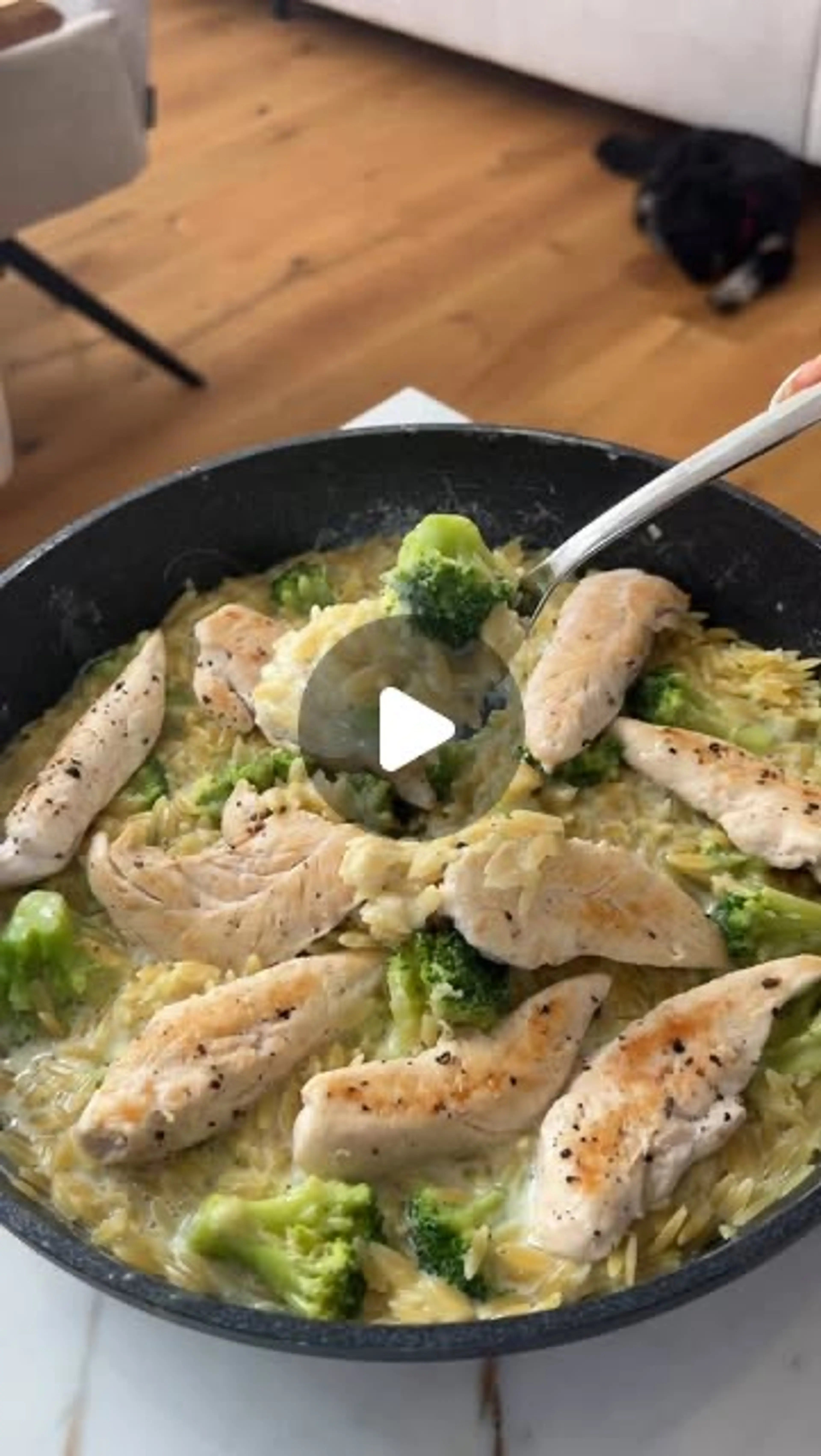 Cremige One Pot Chicken Pasta Mit Brokkoli