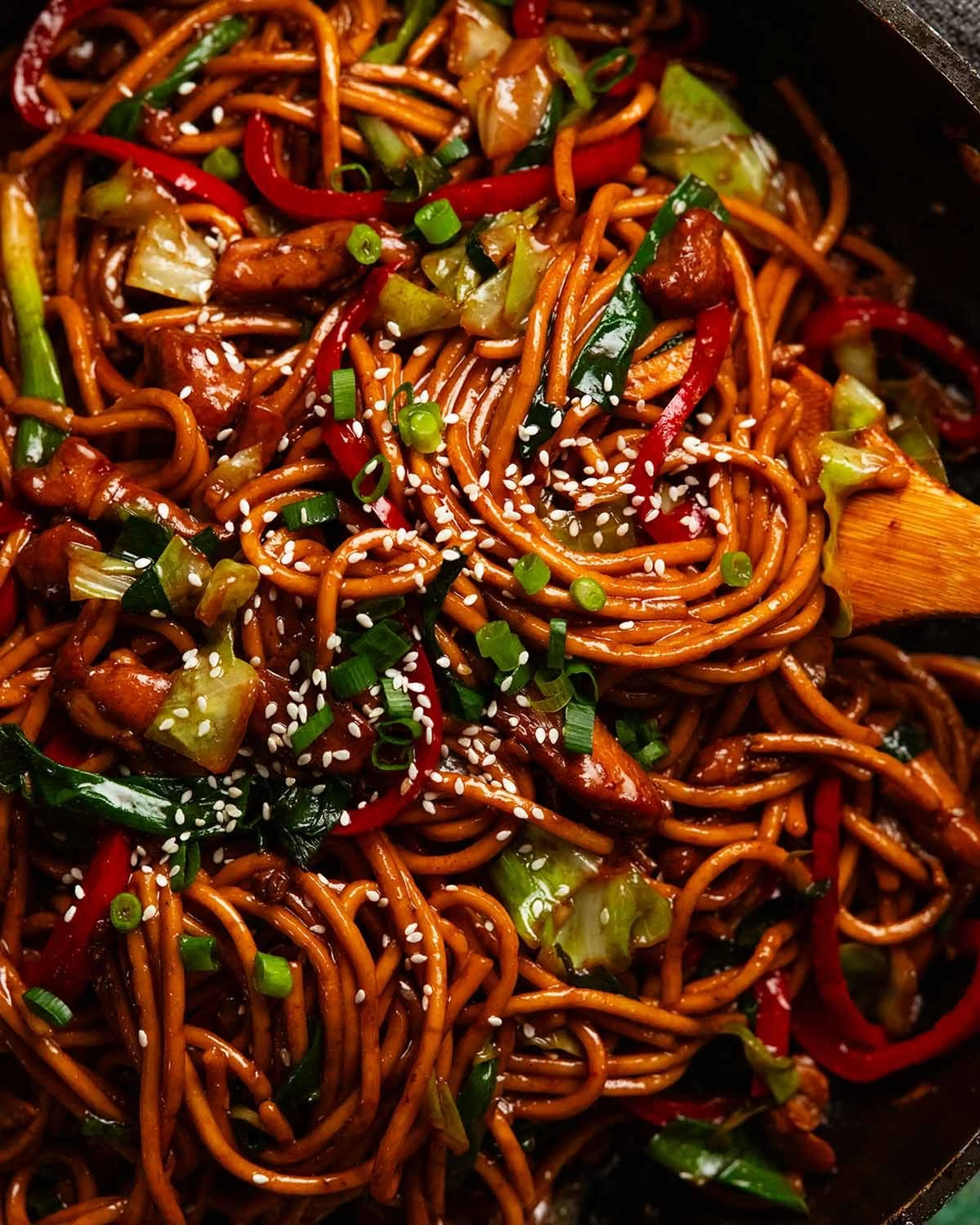 Hokkien noodles with chicken