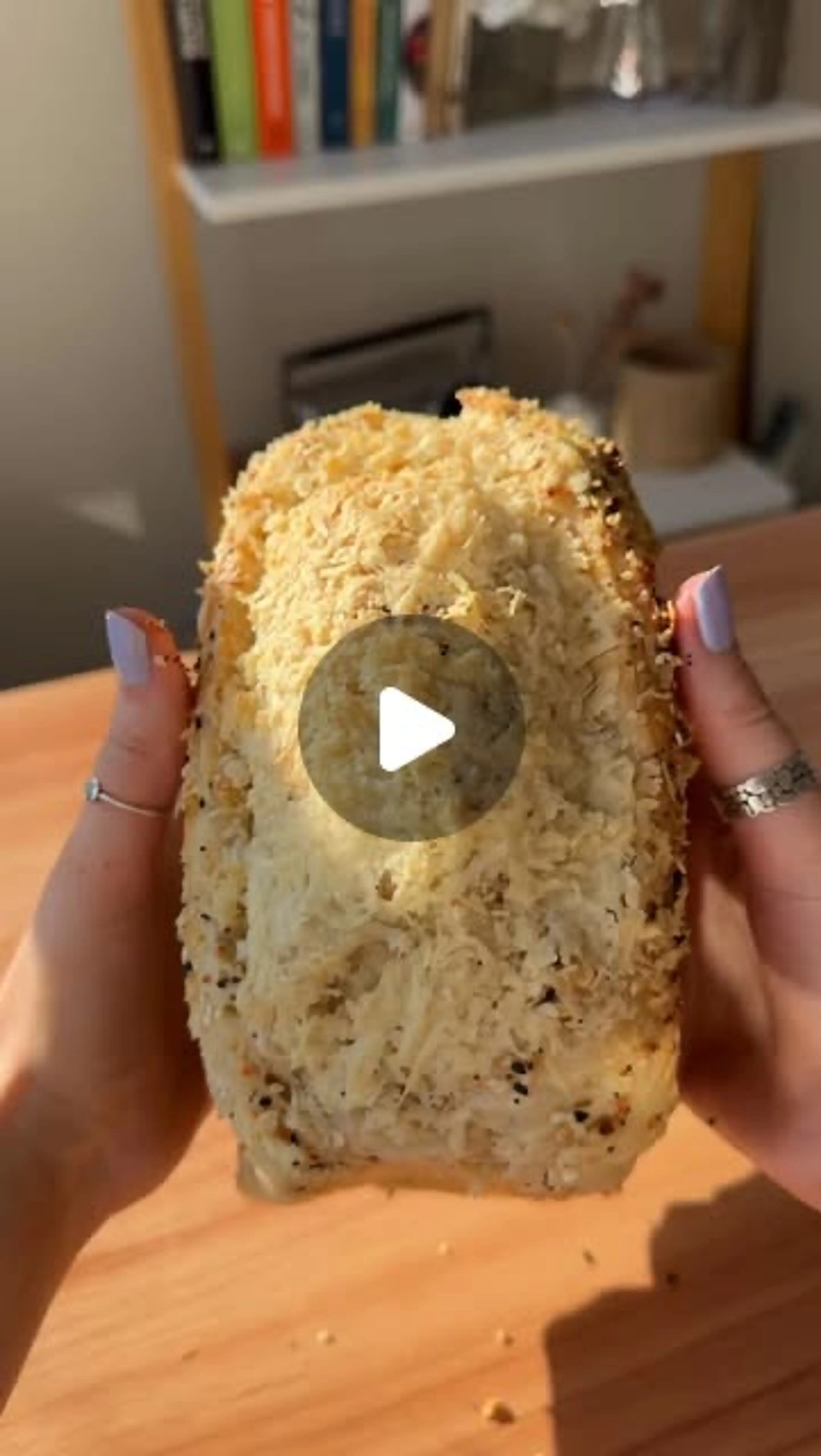 Parmesan Everything Loaf of Bread