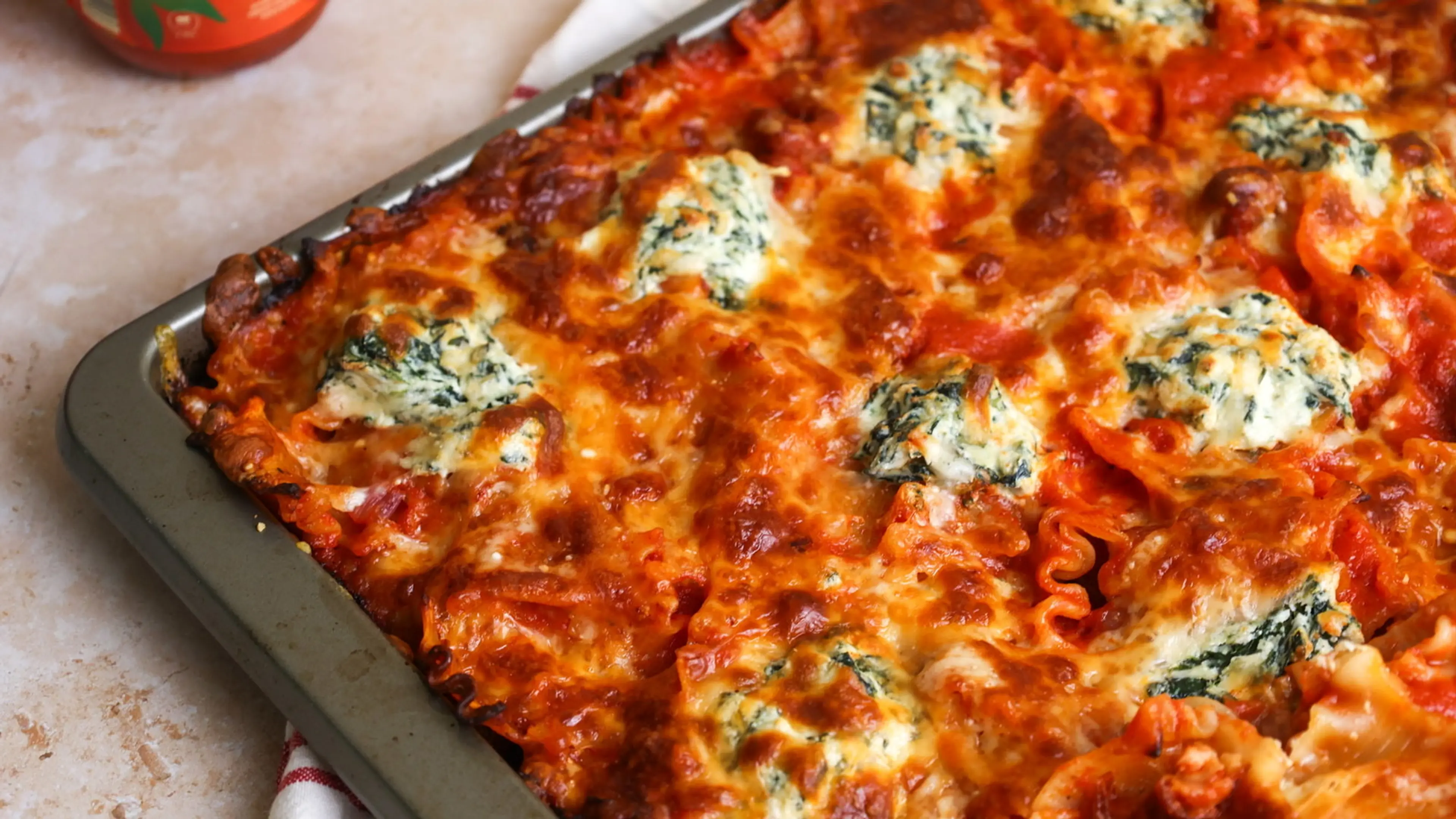 Sheet Pan Layerless Lasagna