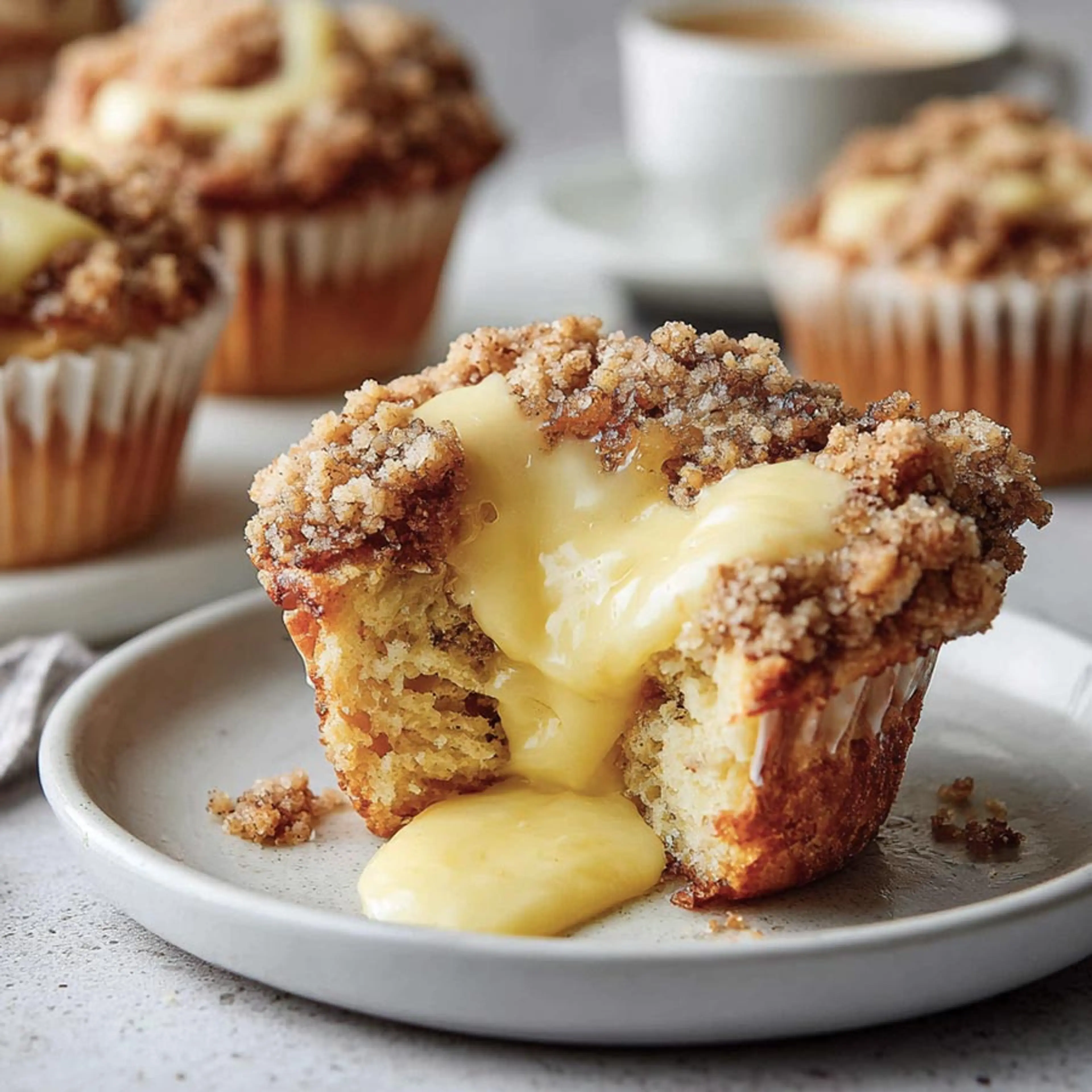 Apple Crumble and Custard Cupcakes