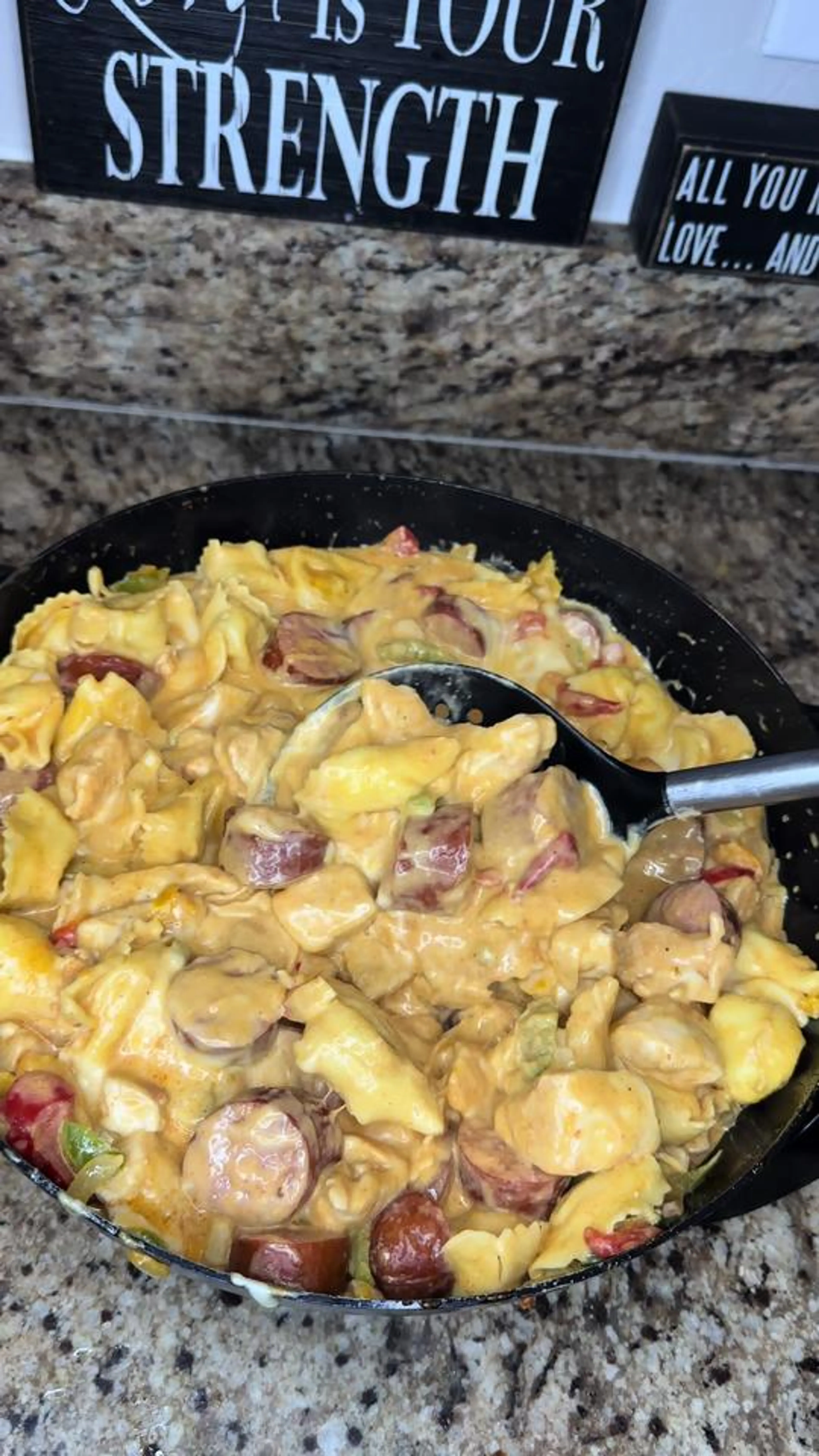 Cajun Alfredo Tortellini