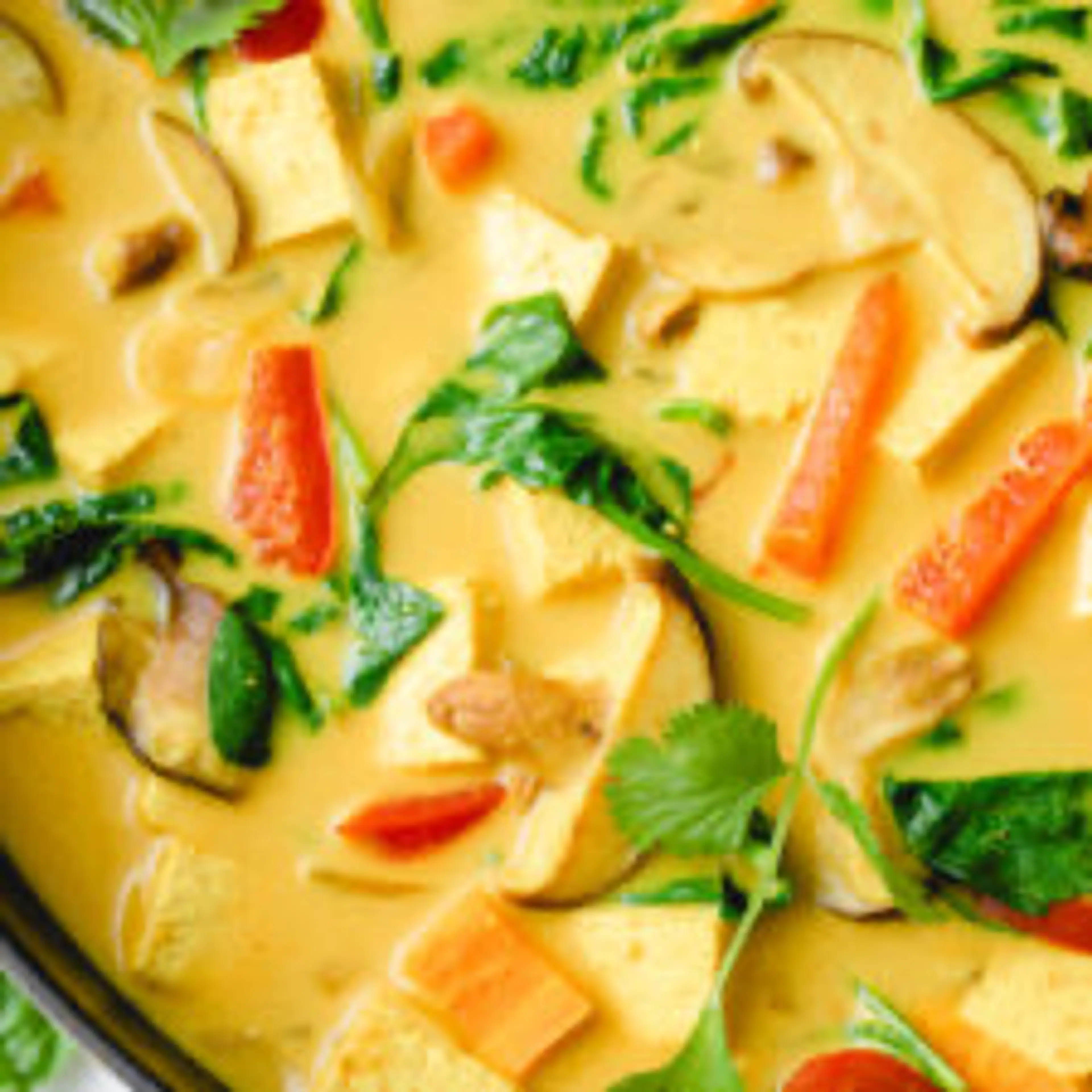 Golden Tofu Coconut Curry