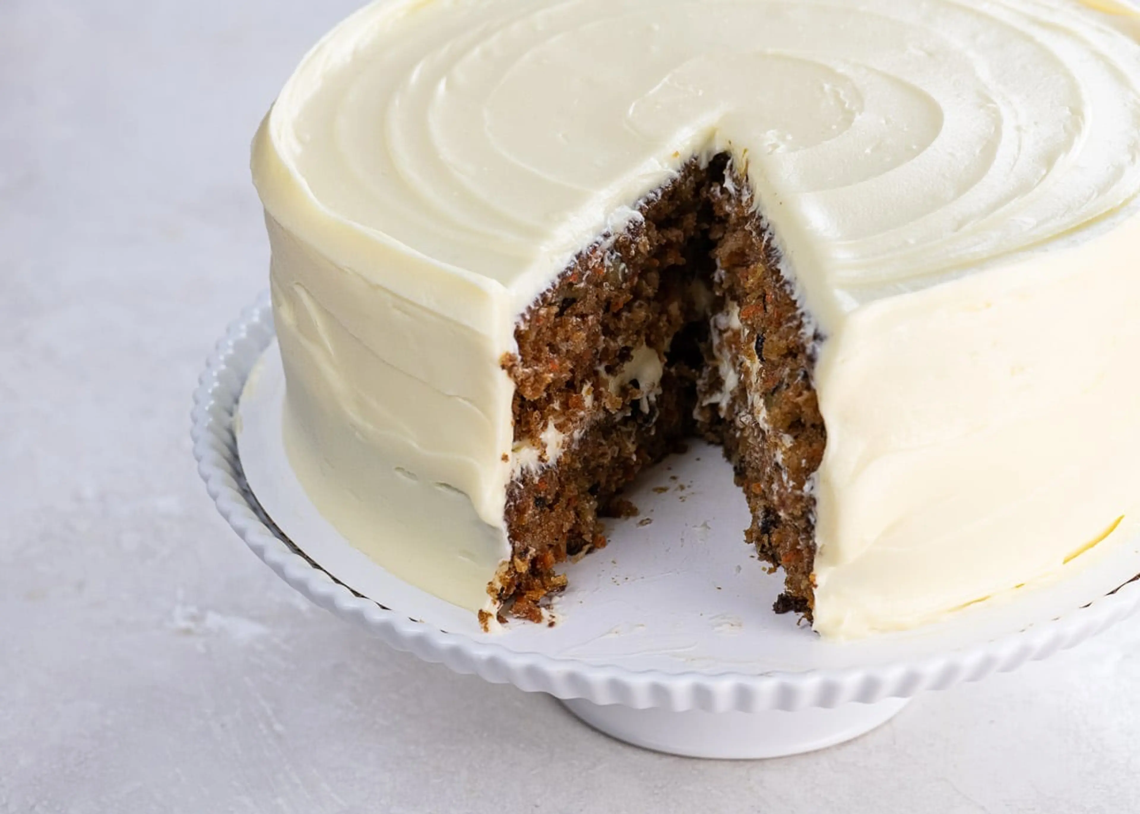 Carrot Cake with Not Too Sweet Cream Cheese Frosting