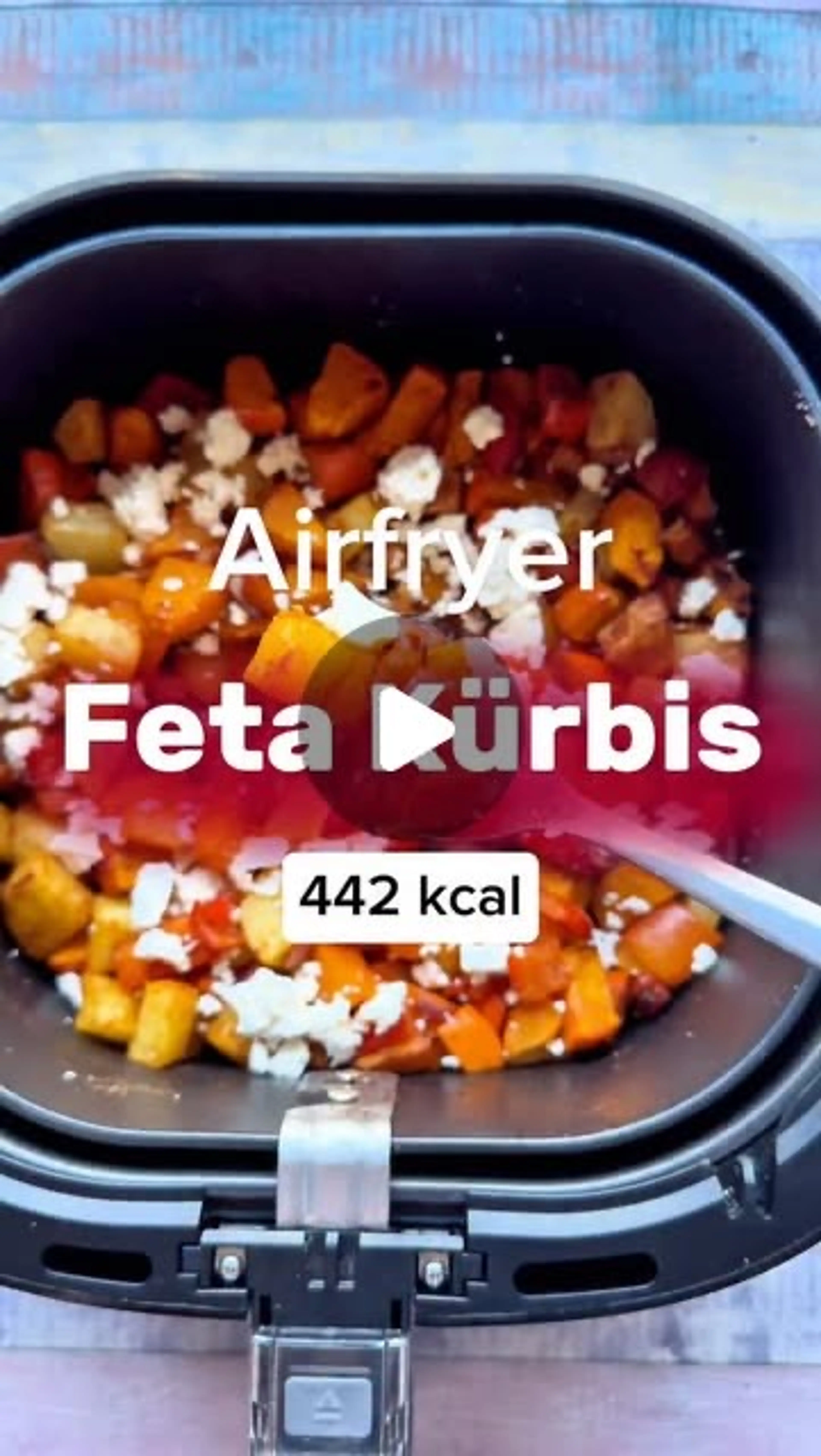 Airfryer-kürbis Mit Feta