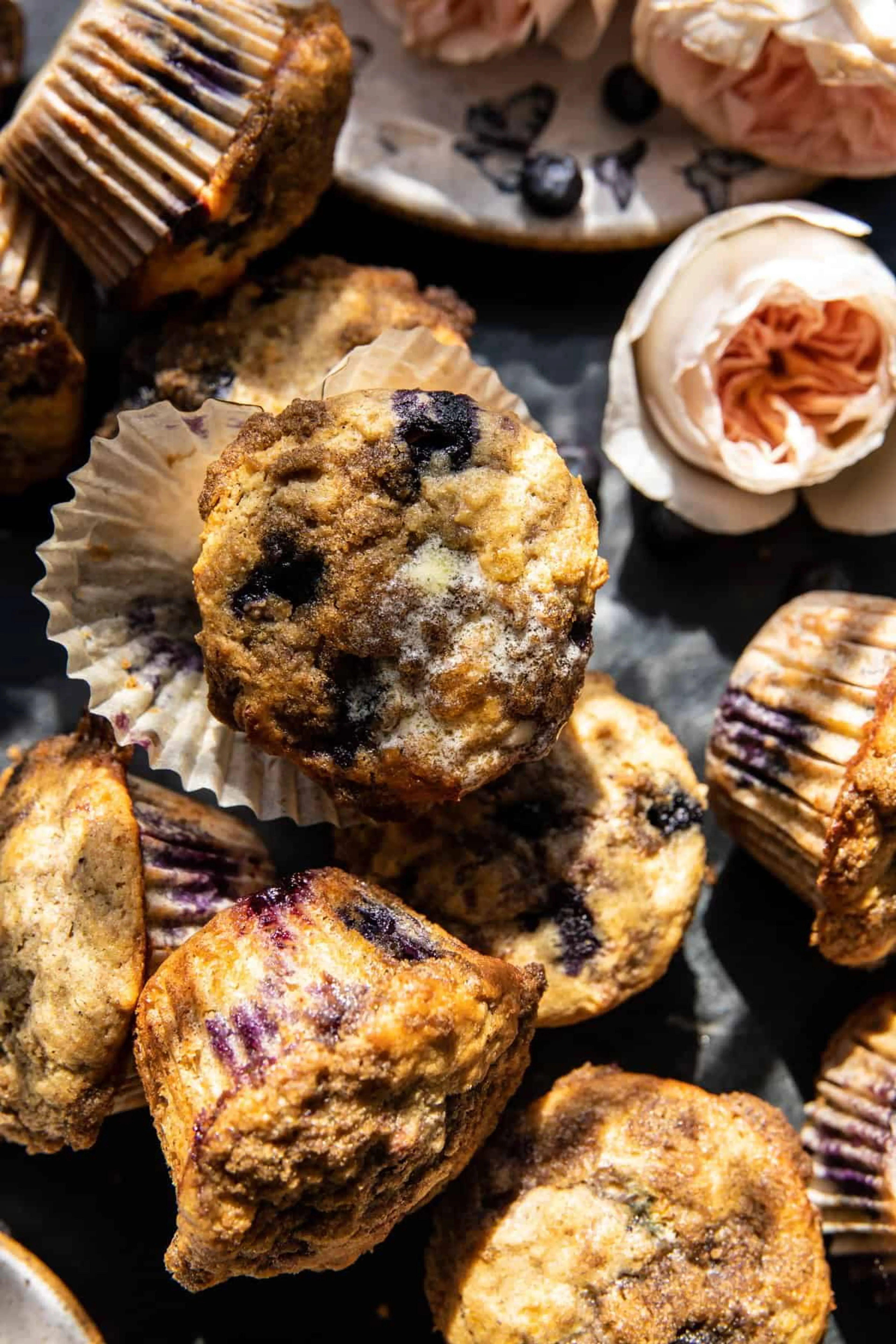 Bakery Vanilla Blueberry Crunch Muffins