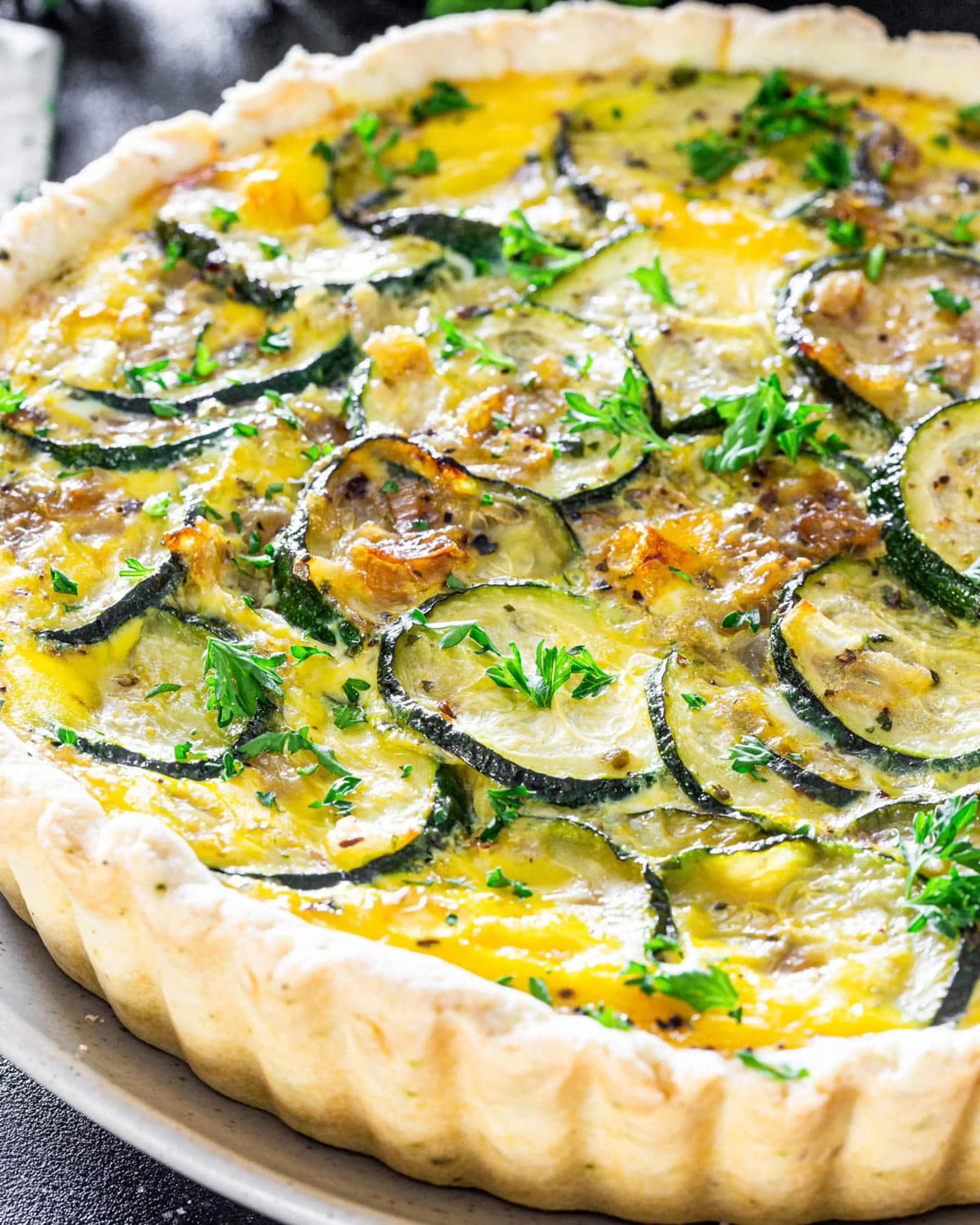 Cheesy Zucchini Quiche