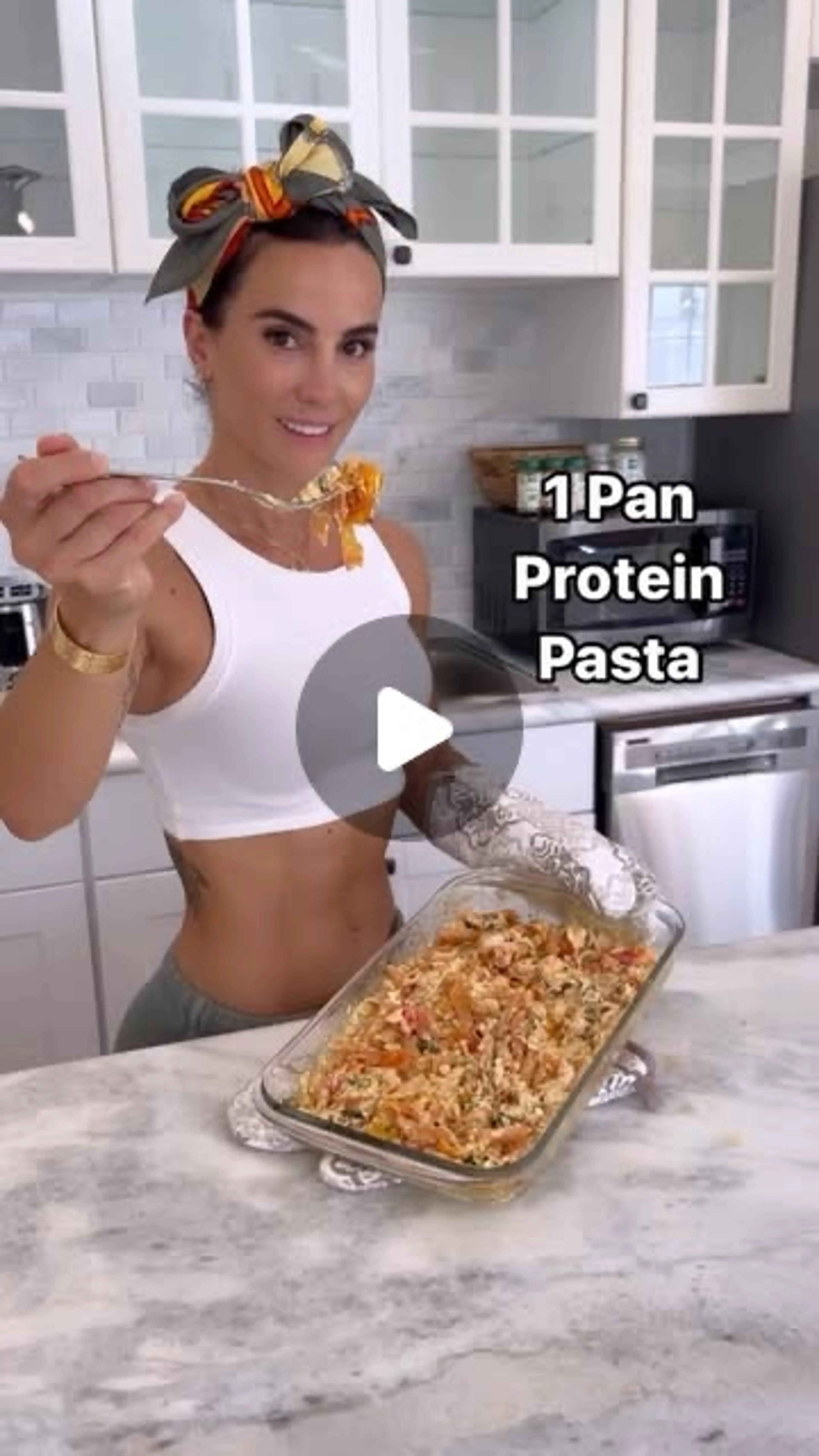 1 Pan Protein Packed Pasta - Amazing and Quick. Even the One